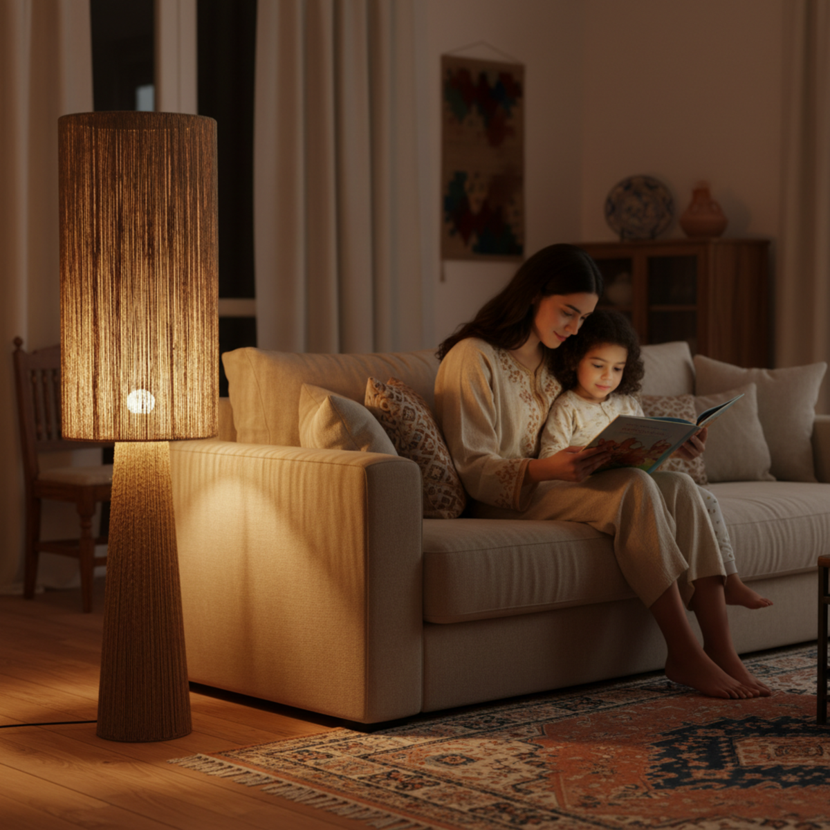 Lampadaire "OASIS" par Fiolla Home – Luminaire Artisanal Luxe Tunisie