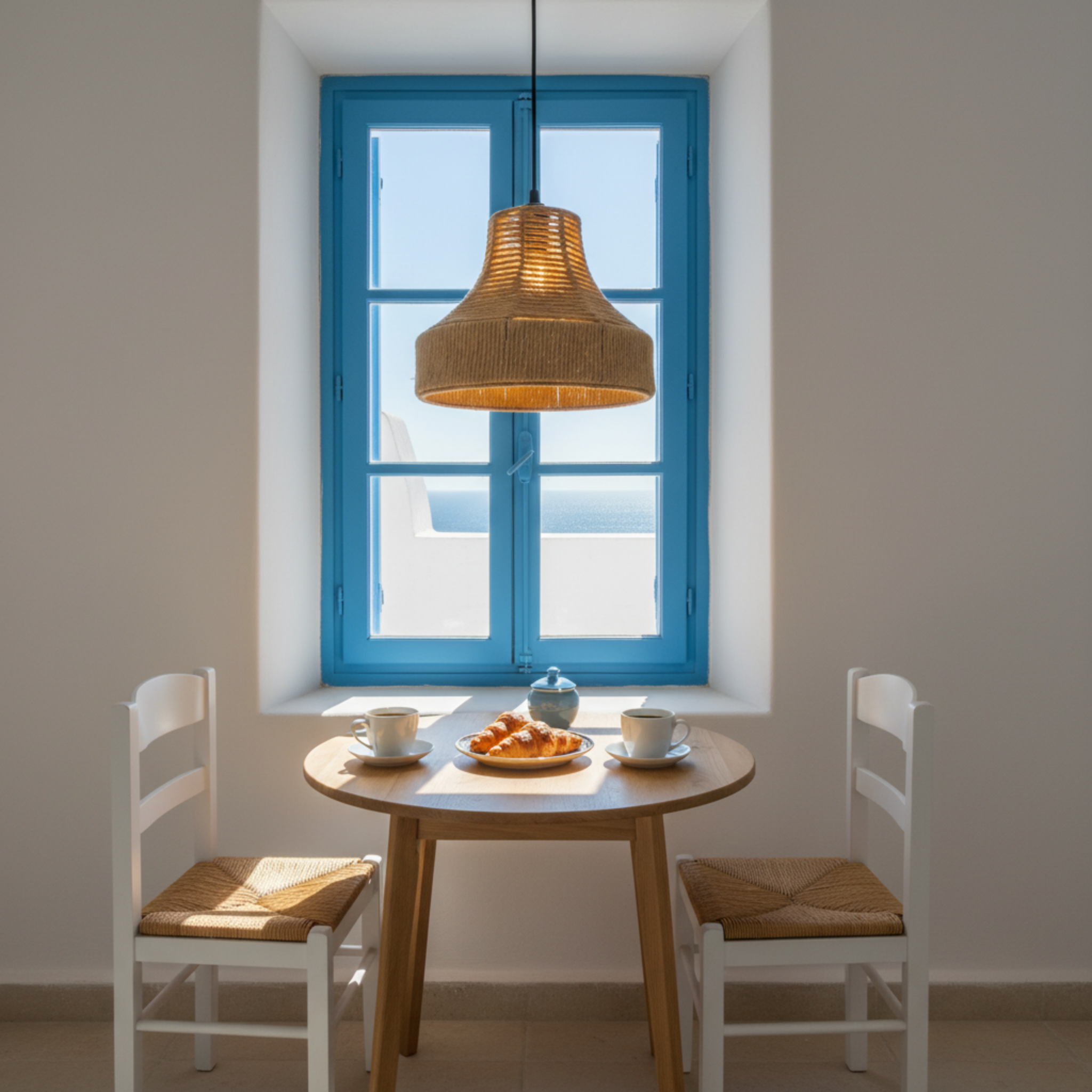 Suspension "Salma" en Jute Tressé – Lustre Boho Chic Polyvalent