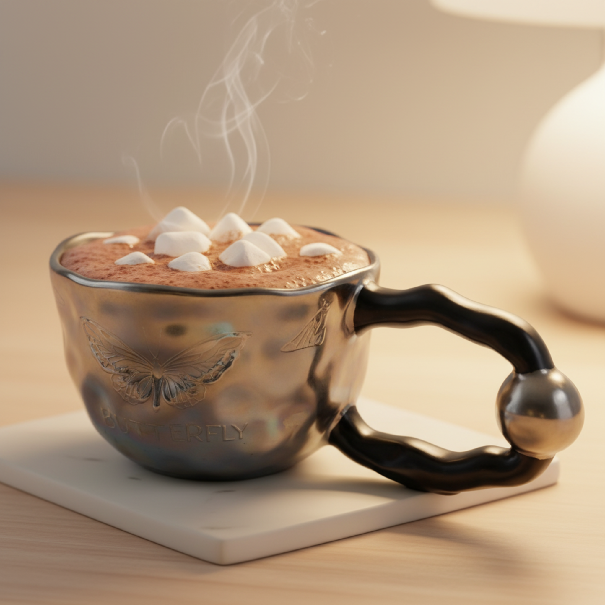 Mug Papillon "Butterfly" Céramique & Anse Design - Tunisie