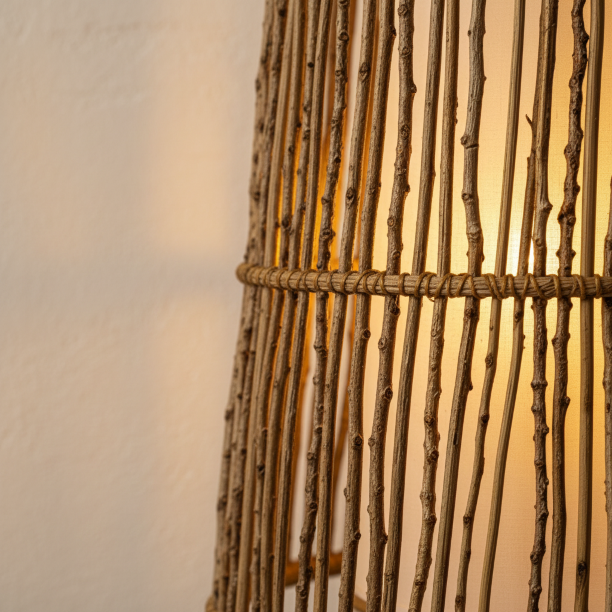 Applique Murale Fibres de Palmier Artisanale Fait Main | Fiolla Home