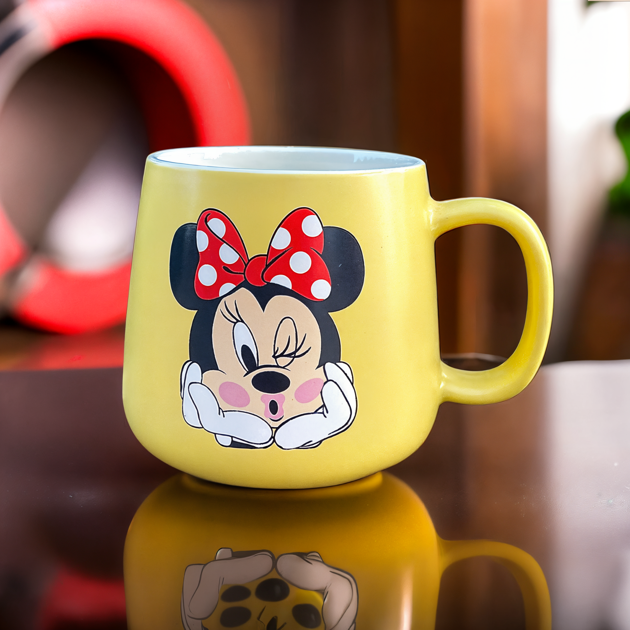 Mug Minnie Mouse Jaune | Design Adorable et Original | Fiolla Home