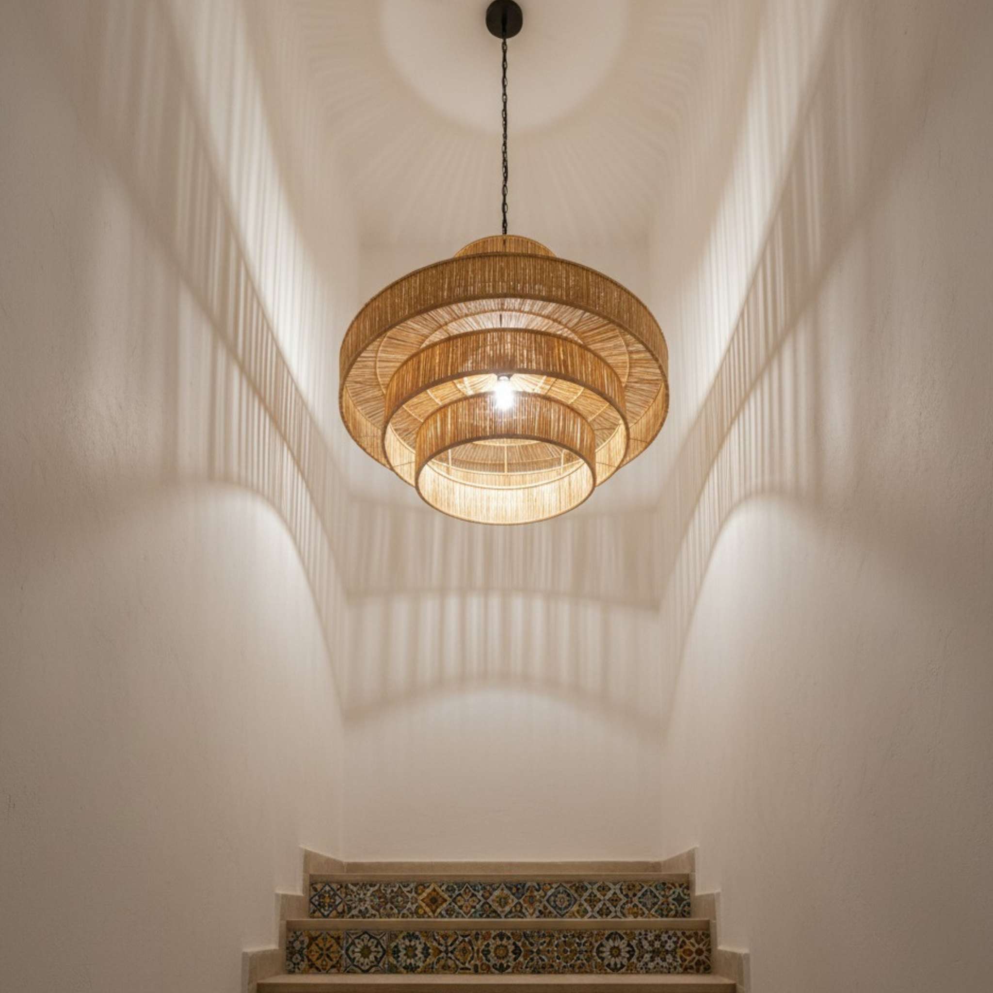 Suspension palmier à étages | Ombres graphiques | Fiolla Home