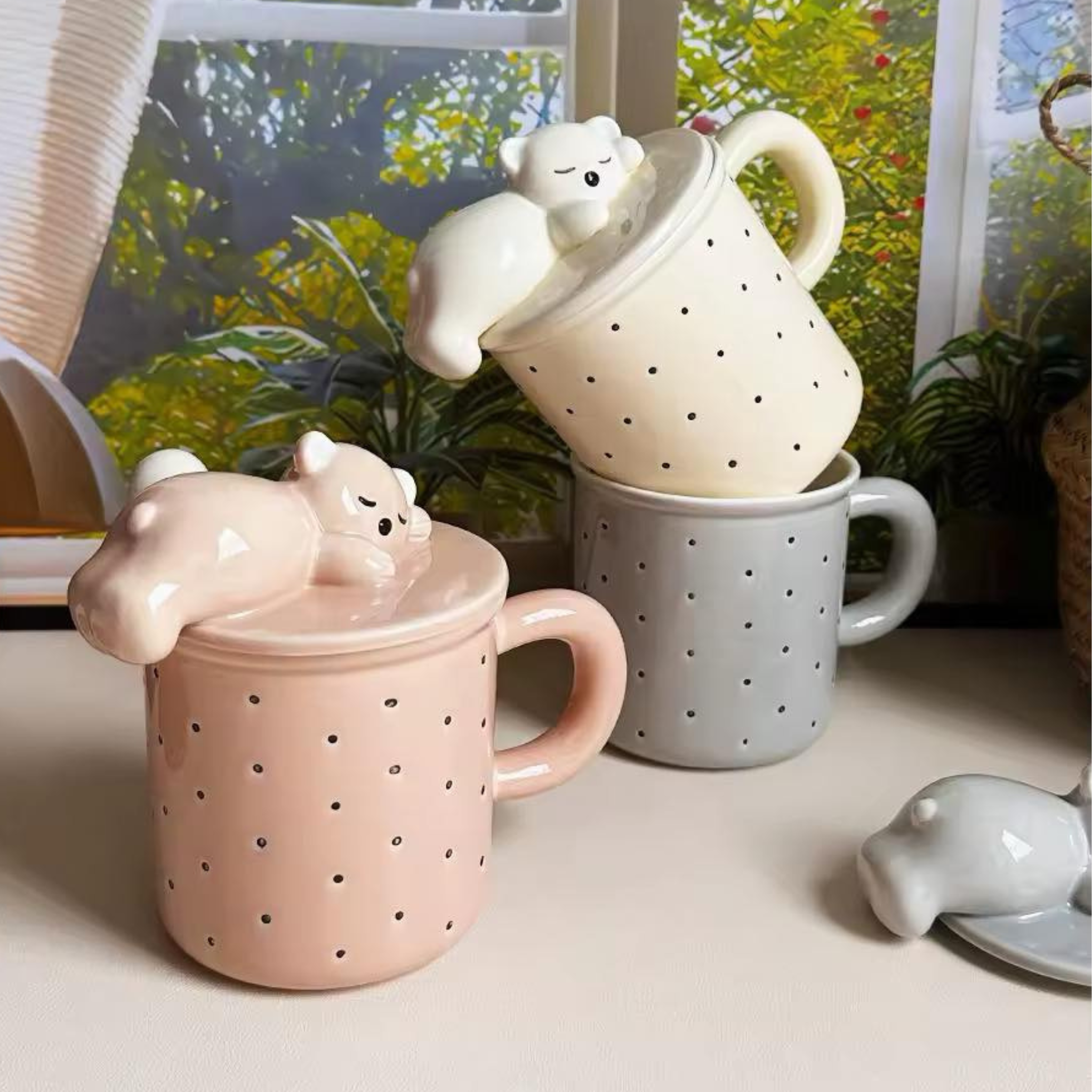 Mug Ours Endormi | Design Unique et Relaxant | Fiolla Home
