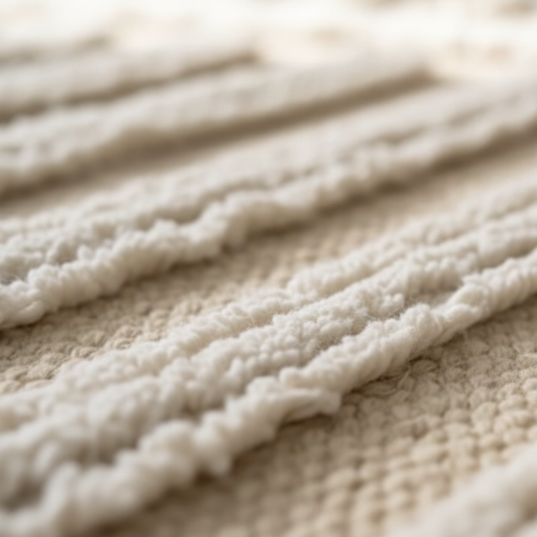 Tapis en Laine Tissé à la Main | Minimalisme Chic Tunisie | Fiolla Home