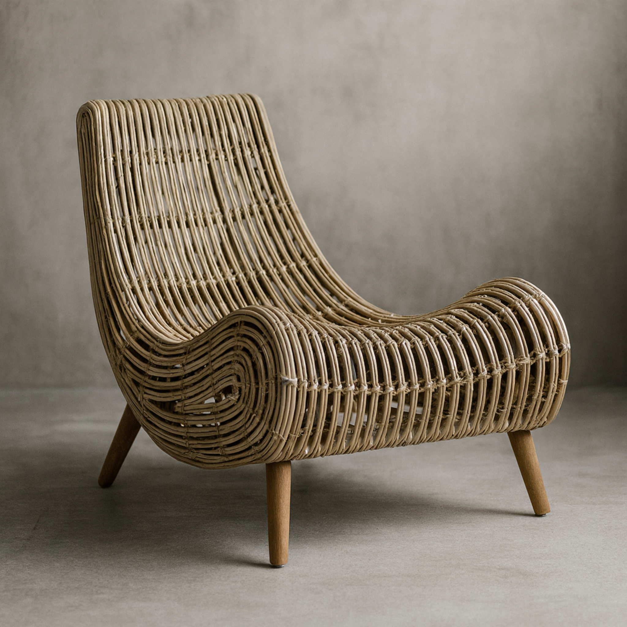 Chaise Longue en Rotin | Mobilier Tendance Tunisie | Fiolla Home