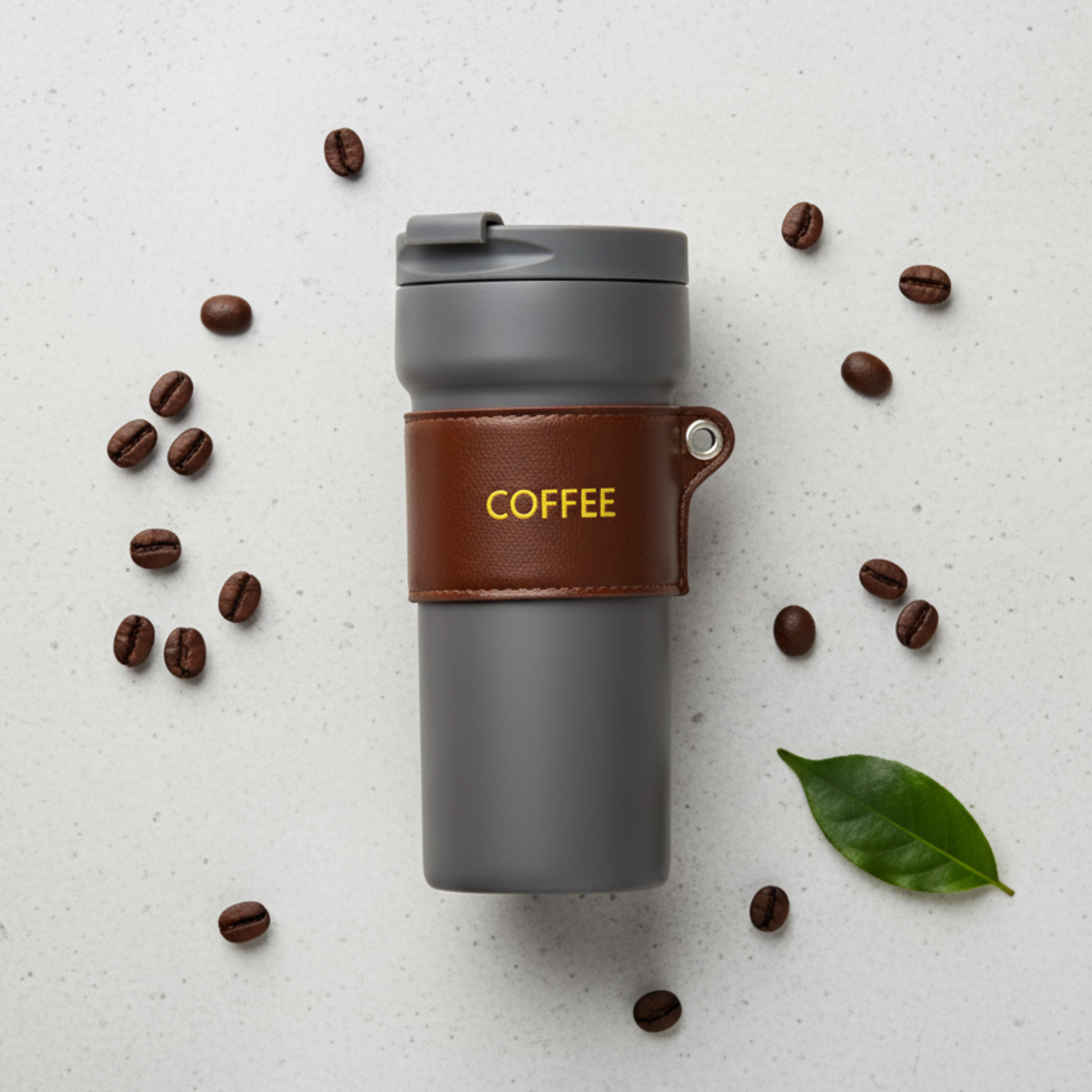 Thermos Inox 450 ml Gris | Isotherme Étanche | Fiolla Home