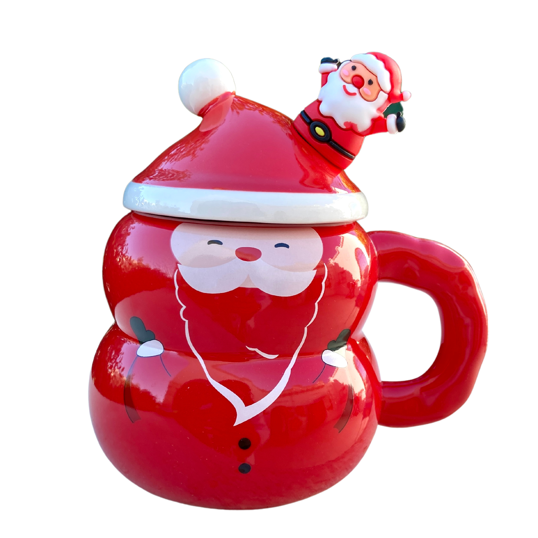 Mug Père Noël Céramique | Cadeau Noël Festif | Fiolla Home