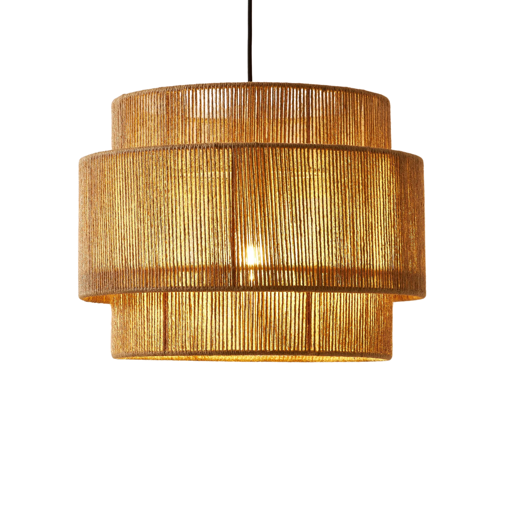 Suspension en Jute Luna | Design Élégant & Naturel | Fiolla Home