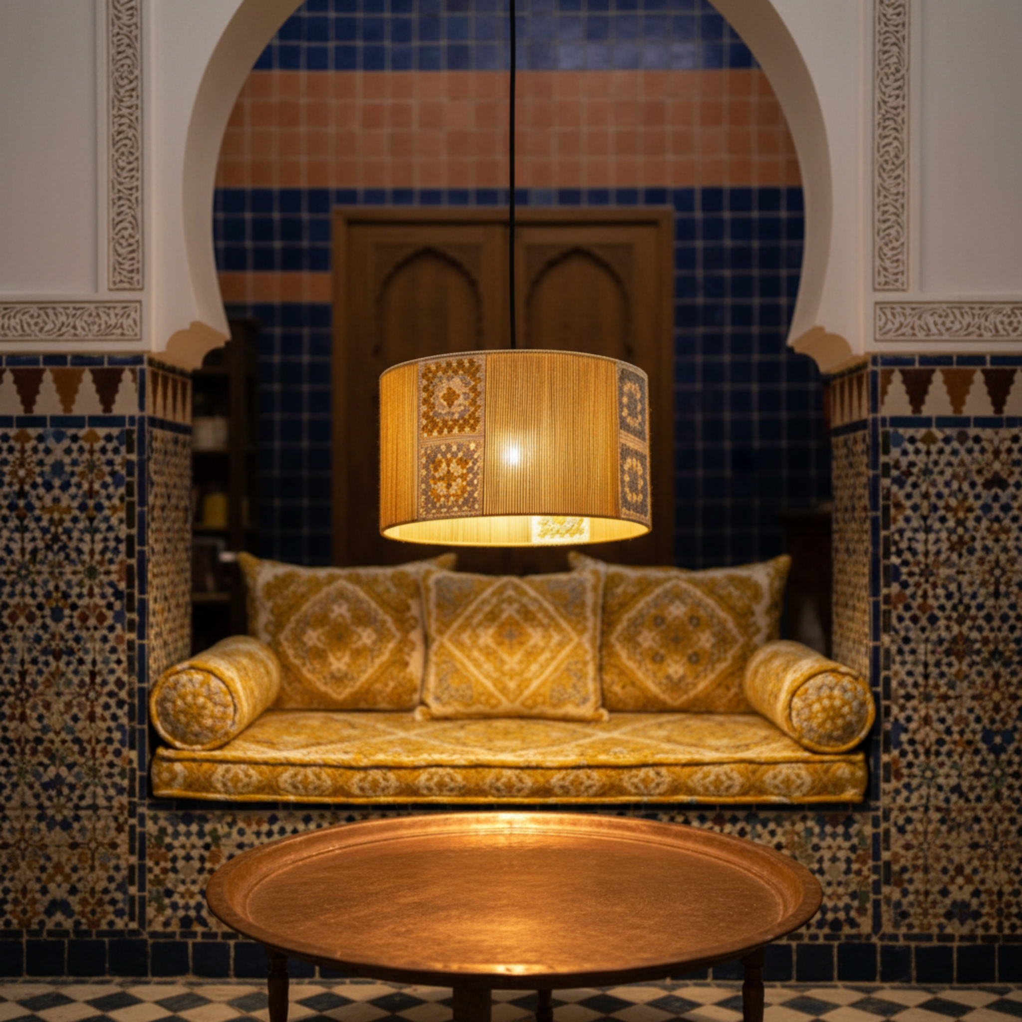 Suspension Macramé Jute Fait Main Tunisie | Design Artisanal Oriental