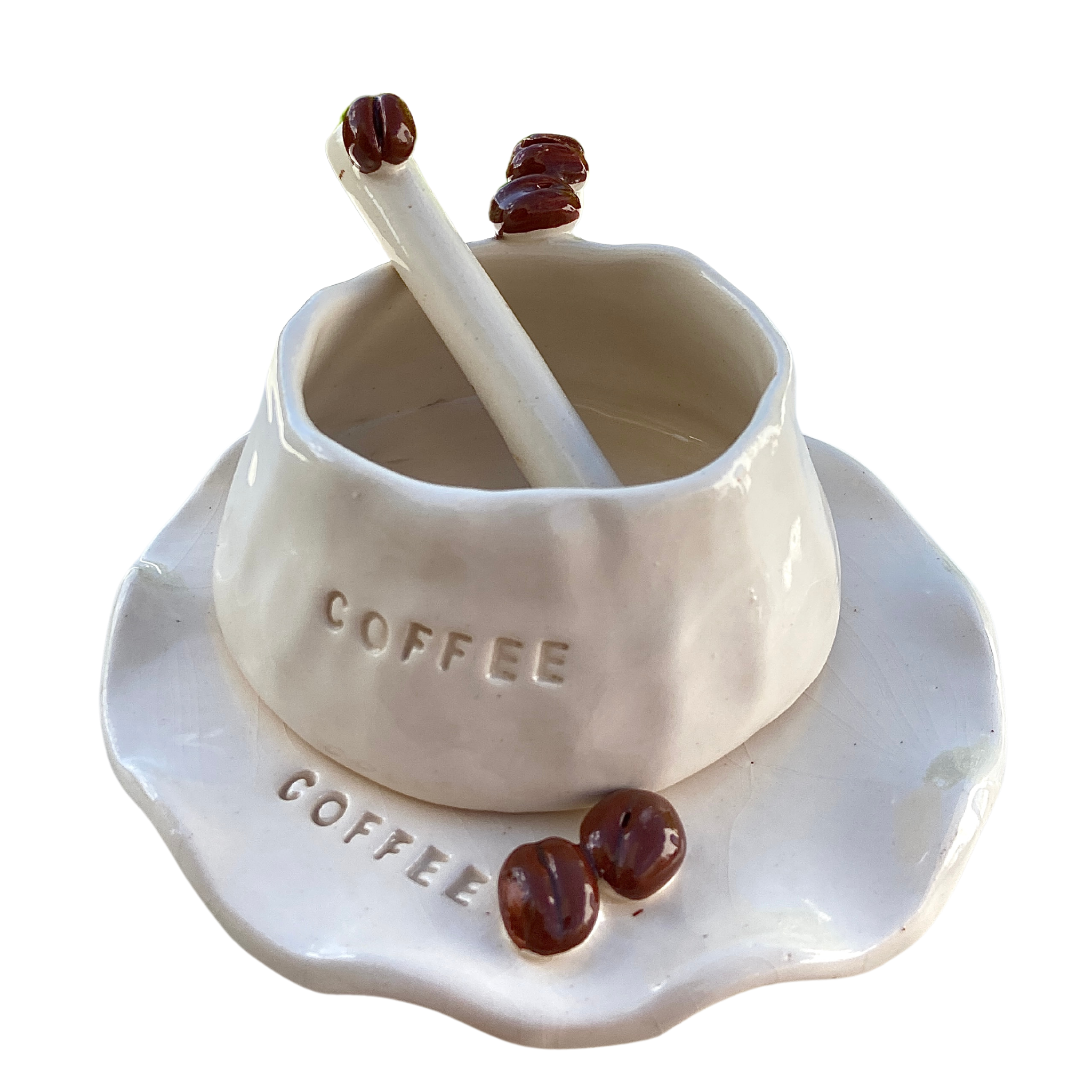 Mug Beans Handmade | Accessoire Café Unique | Fiolla Home