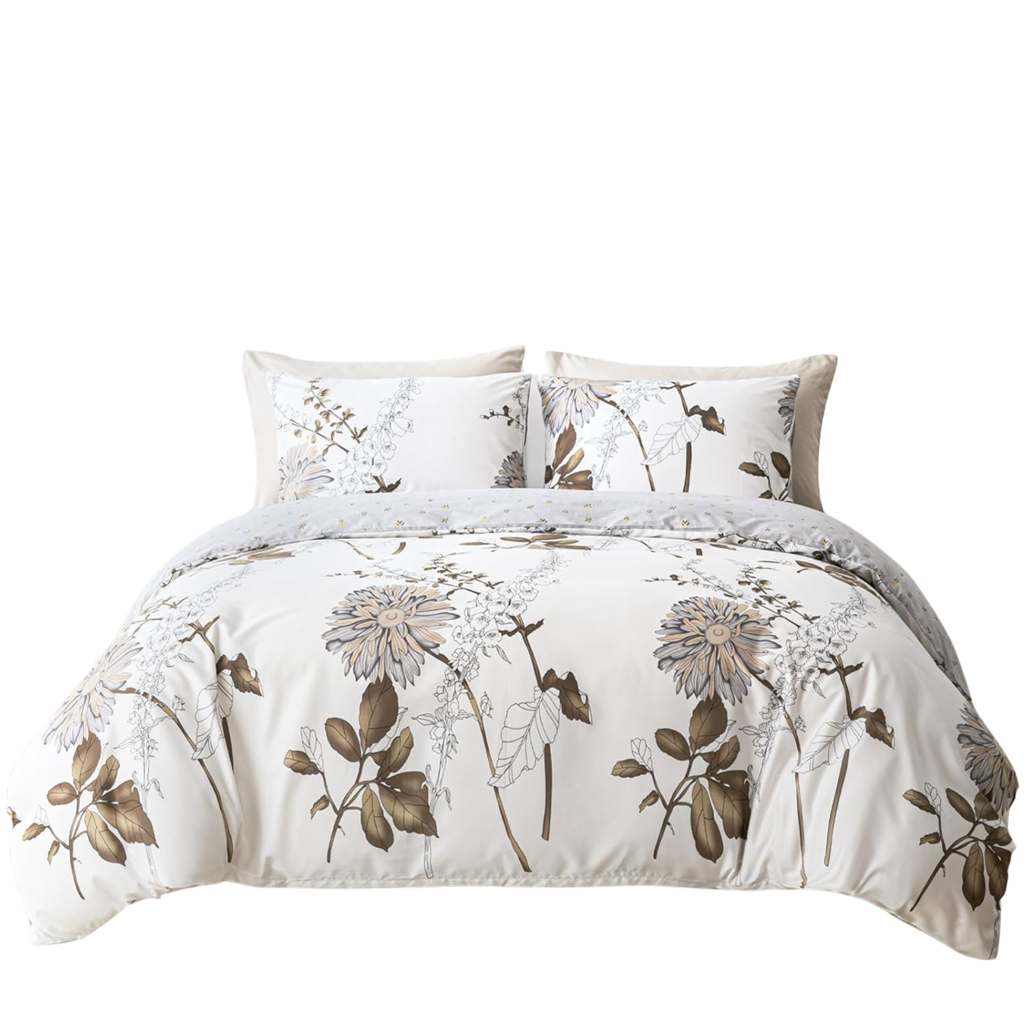 Parure de Lit Motifs Botaniques | Sérénité et Luxe | Fiolla Home