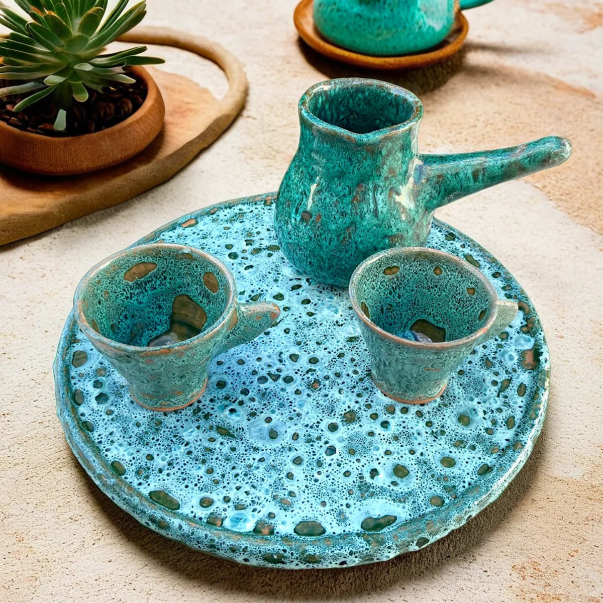 Coffret Thé/Café Artisanat | Cadeau Original et Élégant | Fiolla Home