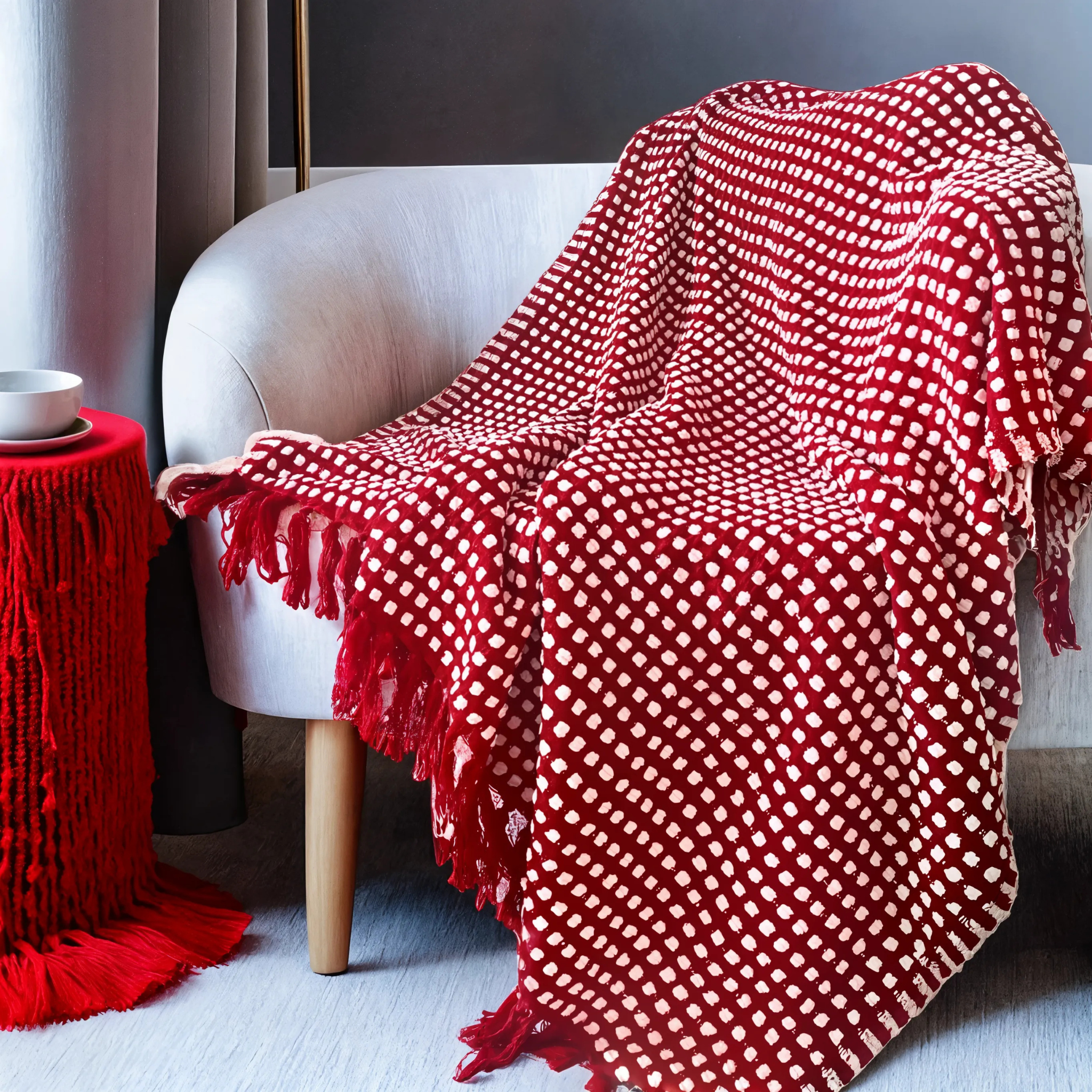 Plaid en Coton | Élégance et Chaleur | Fiolla Home