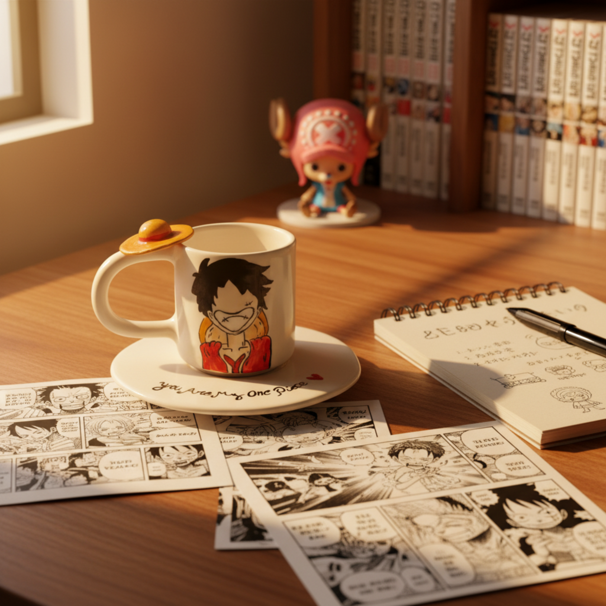 Tasse Luffy "You are my One Piece" — Mug Céramique & Cadeau Tunisie