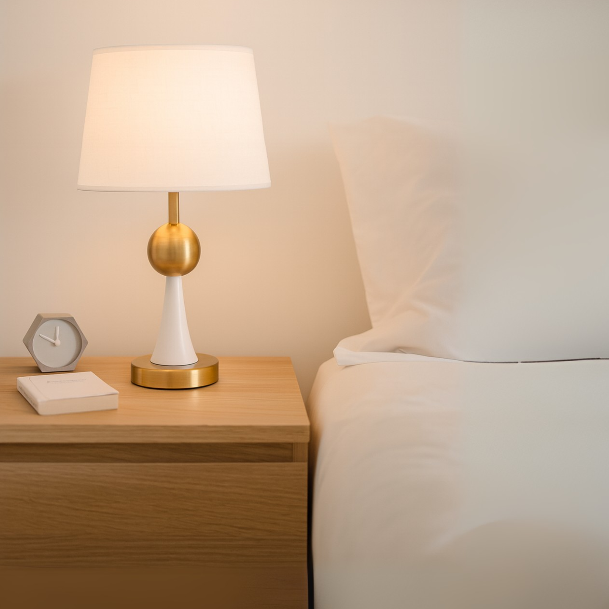 Veilleuse chambre à Coucher | Abat-jour Élégant | Fiolla Home