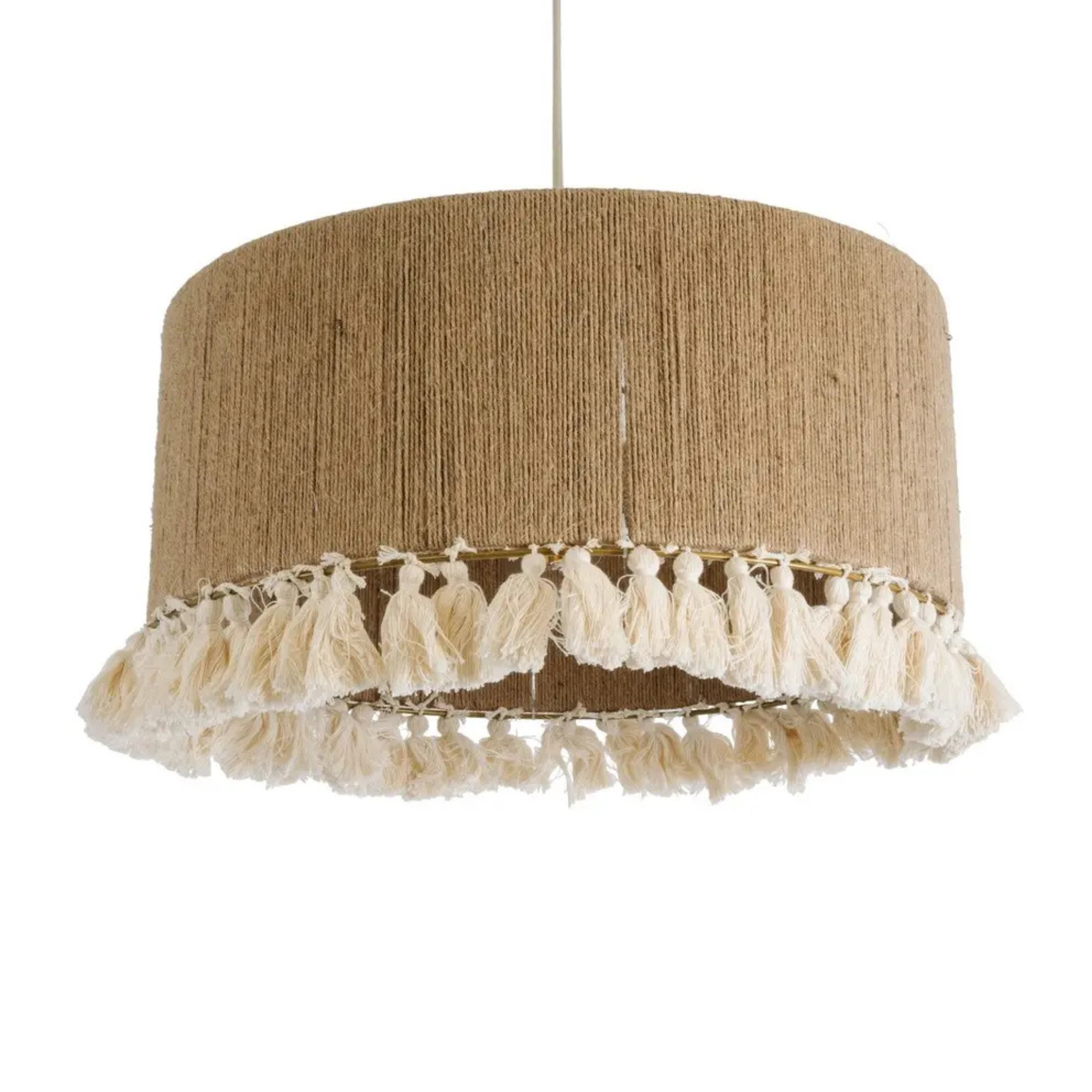 Suspension Jute Lucia | Éclairage Bohème | Fiolla Home
