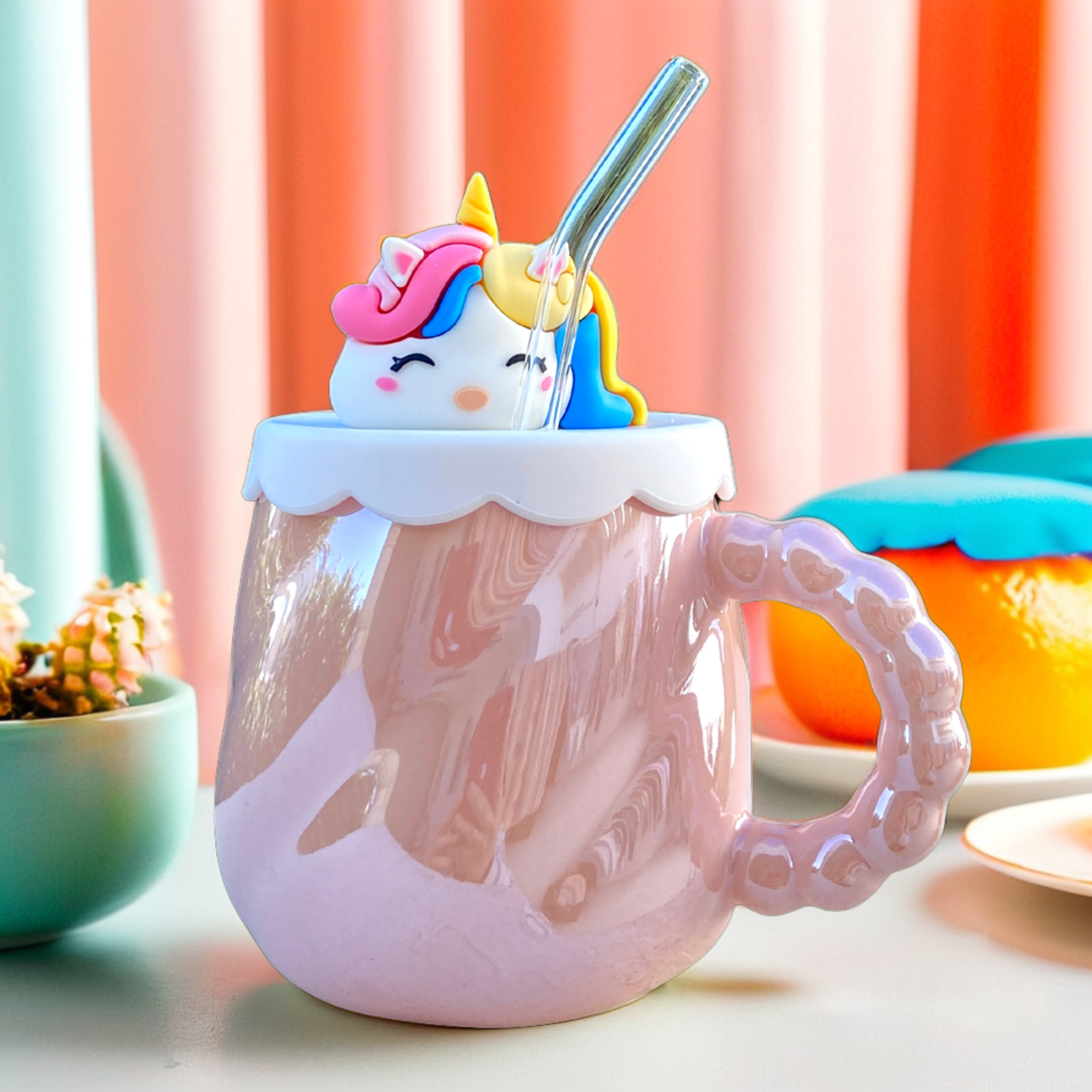 Mug Licorne Magique | Avec Couvercle Pratique | Fiolla Home