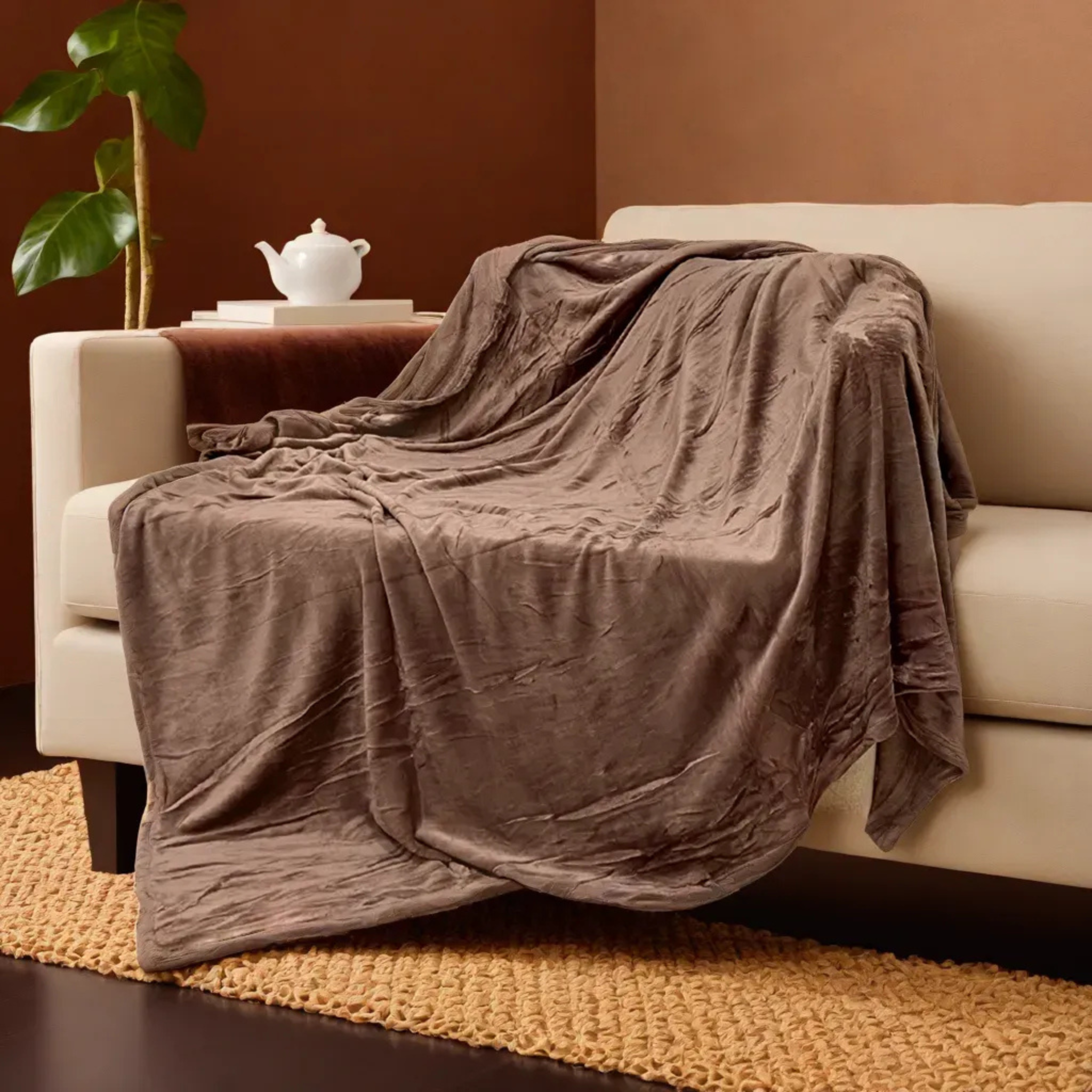 Plaid Grand Format | Idéal pour Lit Double et Canapé | Fiolla Home