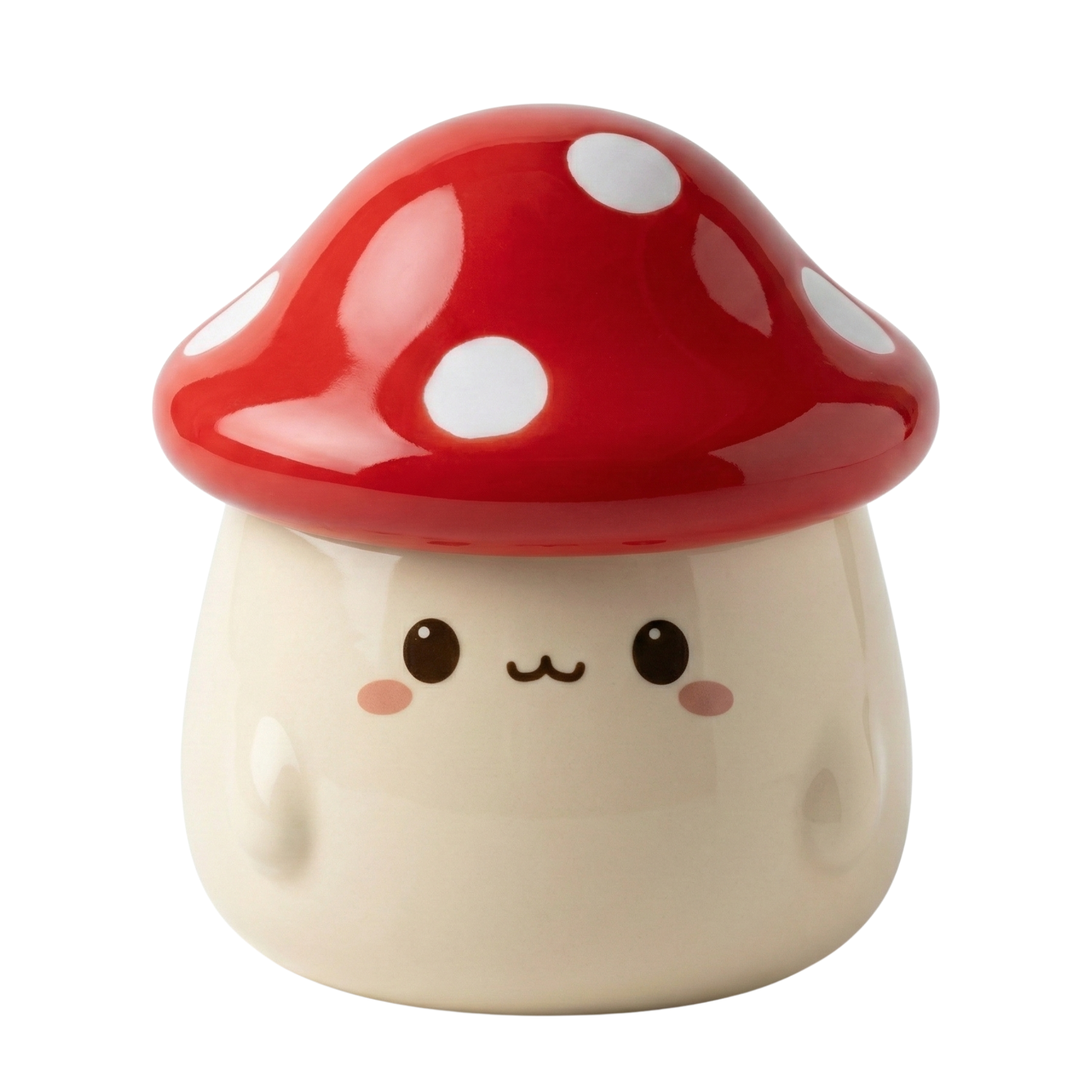 Mug Champignon Kawaii avec Couvercle – Tasse Céramique Mignonne