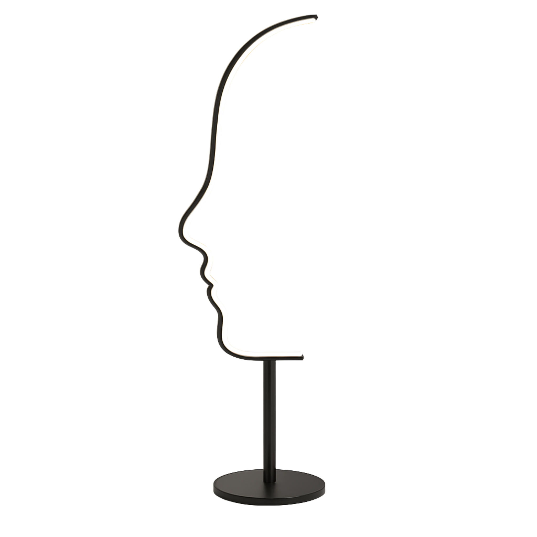 Lampadaire LED Silhouette Artistique Tunisie | 160 cm | Fiolla Home