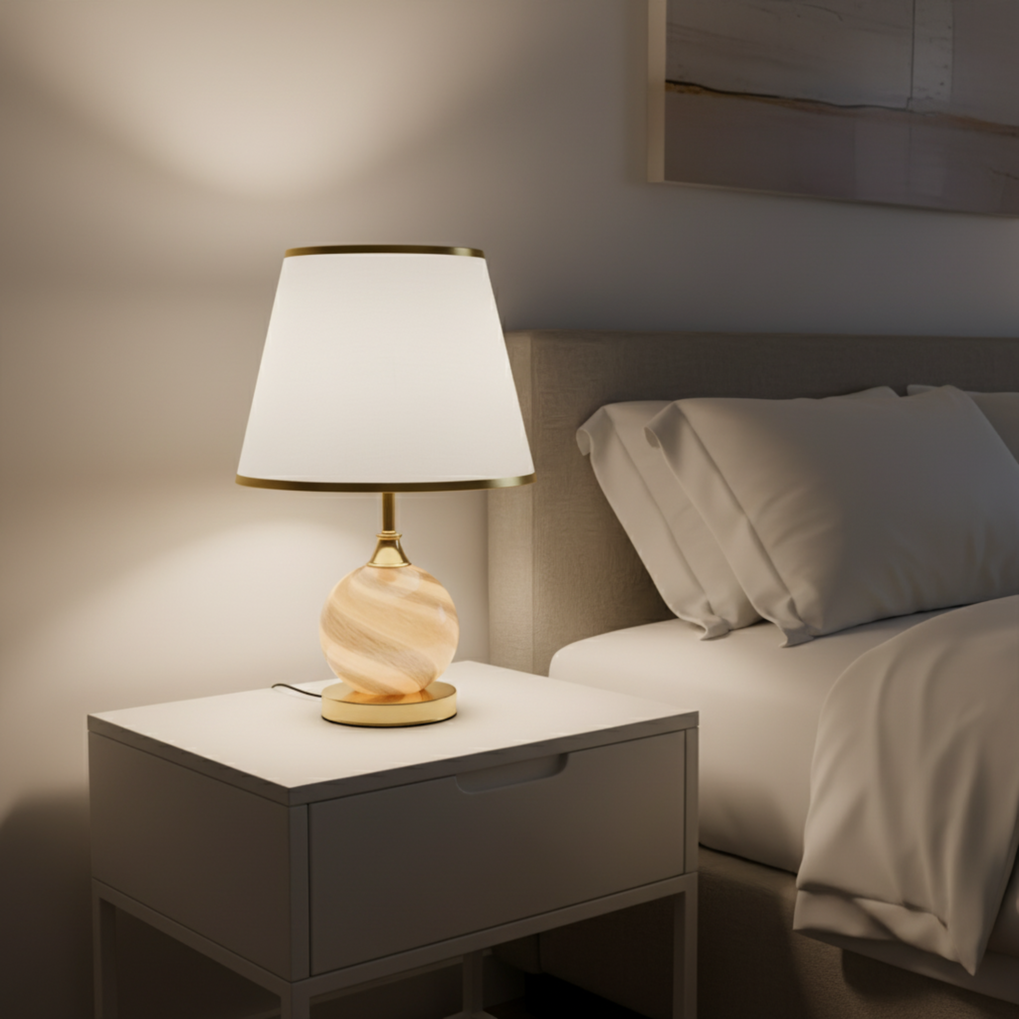 Lampe de Table "Noor" – Veilleuse Ambiance Méditerranéenne