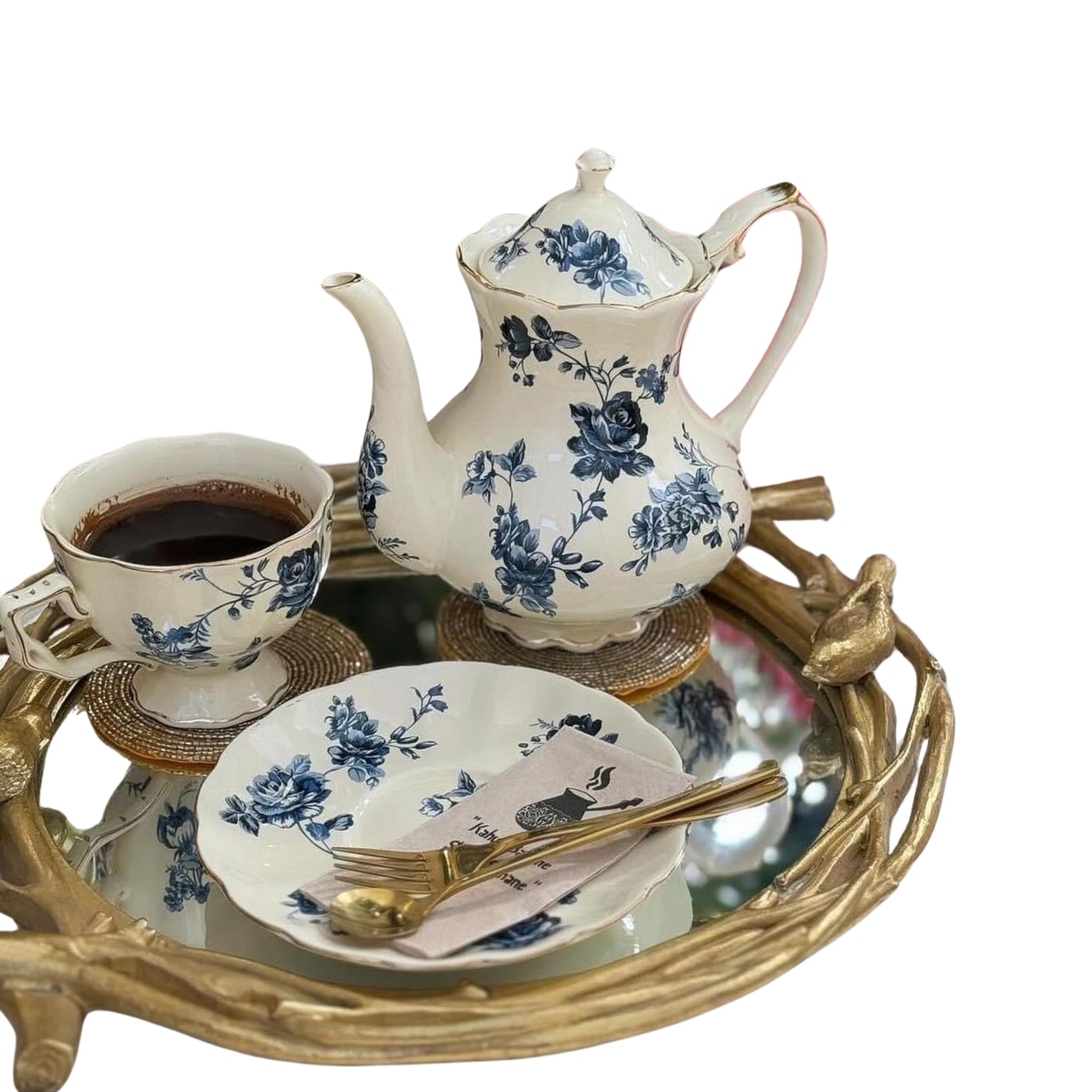 Service à Café au Lait en Porcelaine | Set Complet Tunisie | Fiolla Home