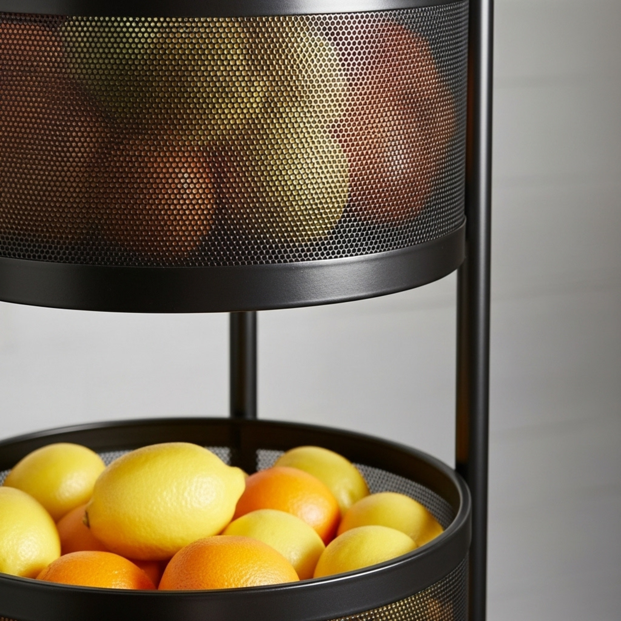 Panier Rotatif 4 Étages – Rangement Légumes & Fruits Tunisie