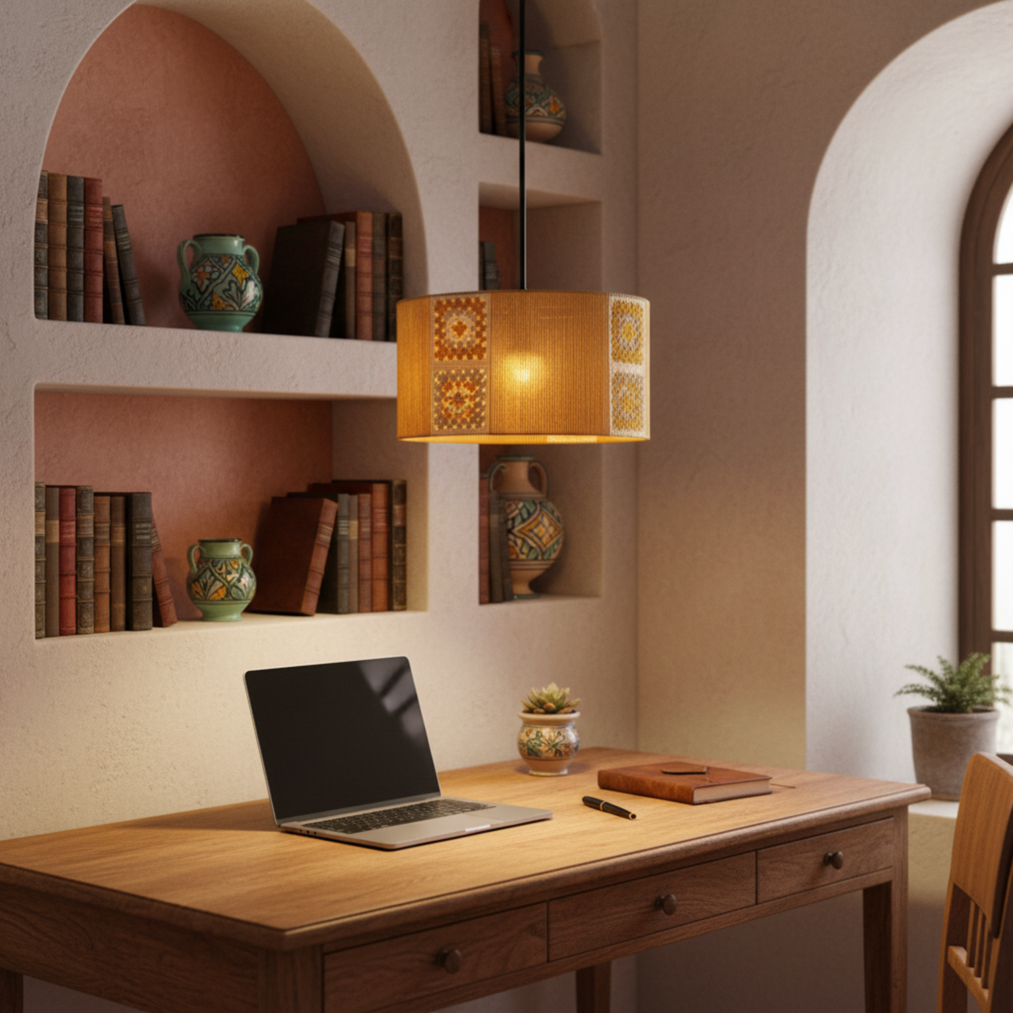 Suspension Macramé Jute Fait Main Tunisie | Design Artisanal Oriental