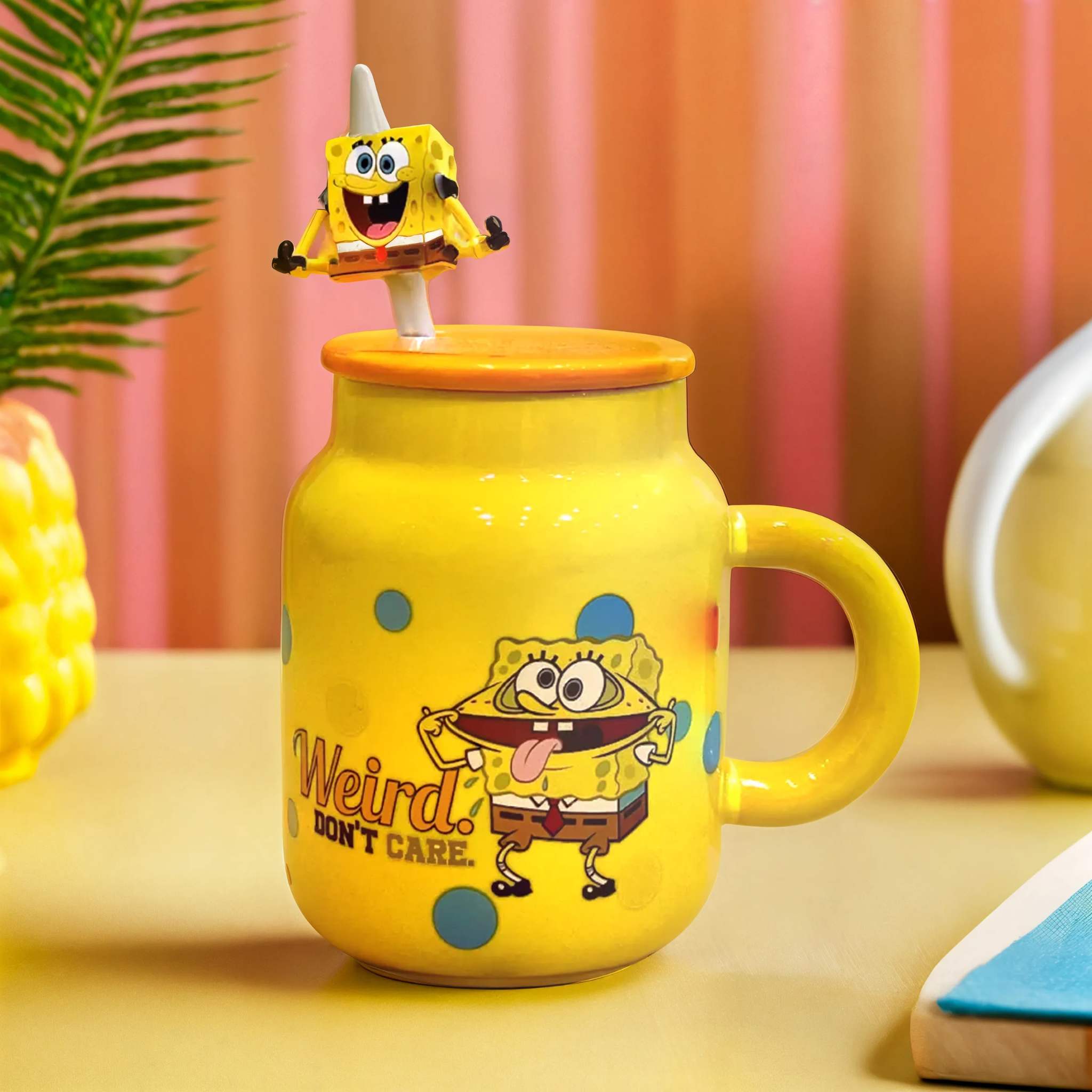 Mugs Bob l'Éponge & Patrick | Amusants avec Couvercles | Fiolla Home