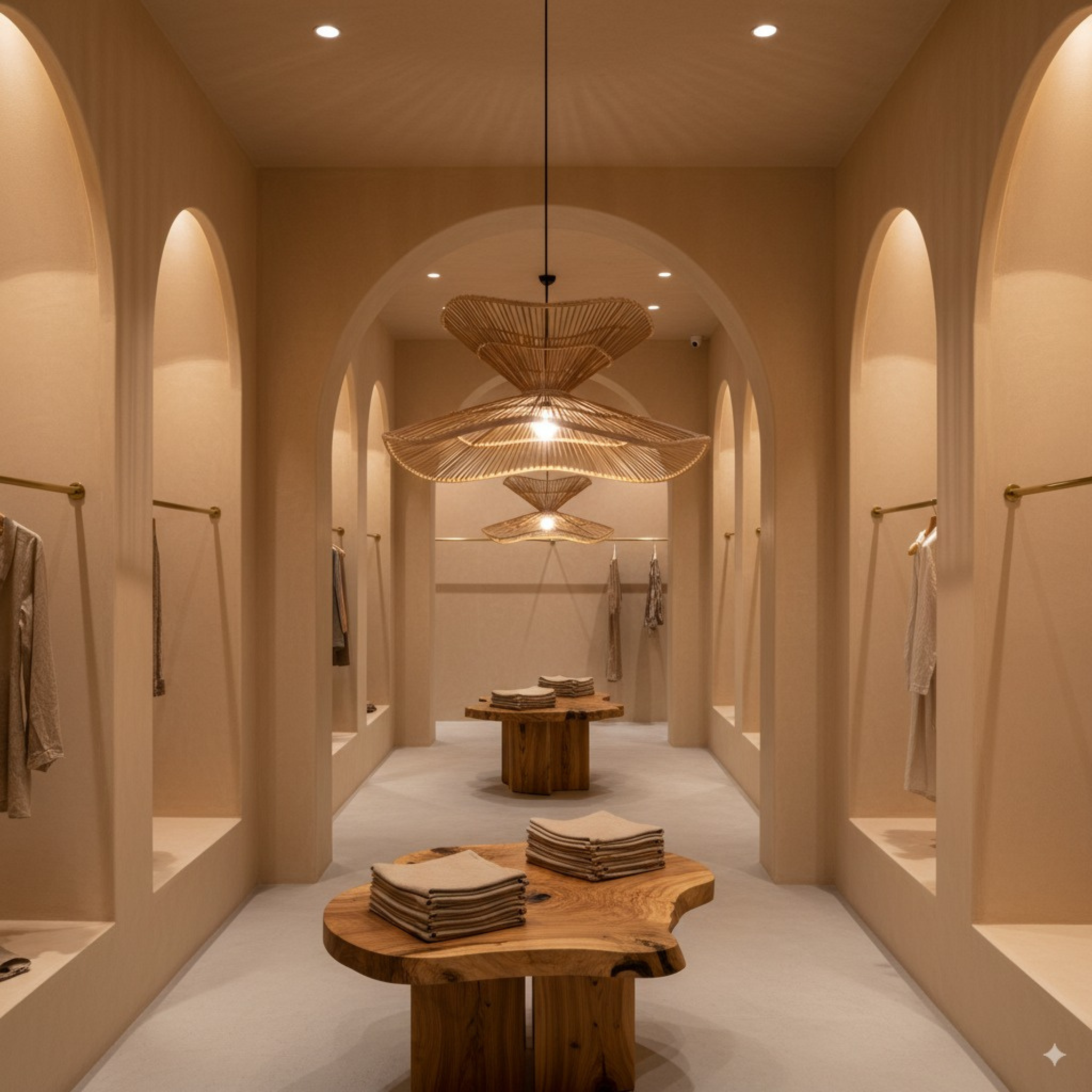 Lustre palmier Tunisie | Boho artisanal handmade | Fiolla Home