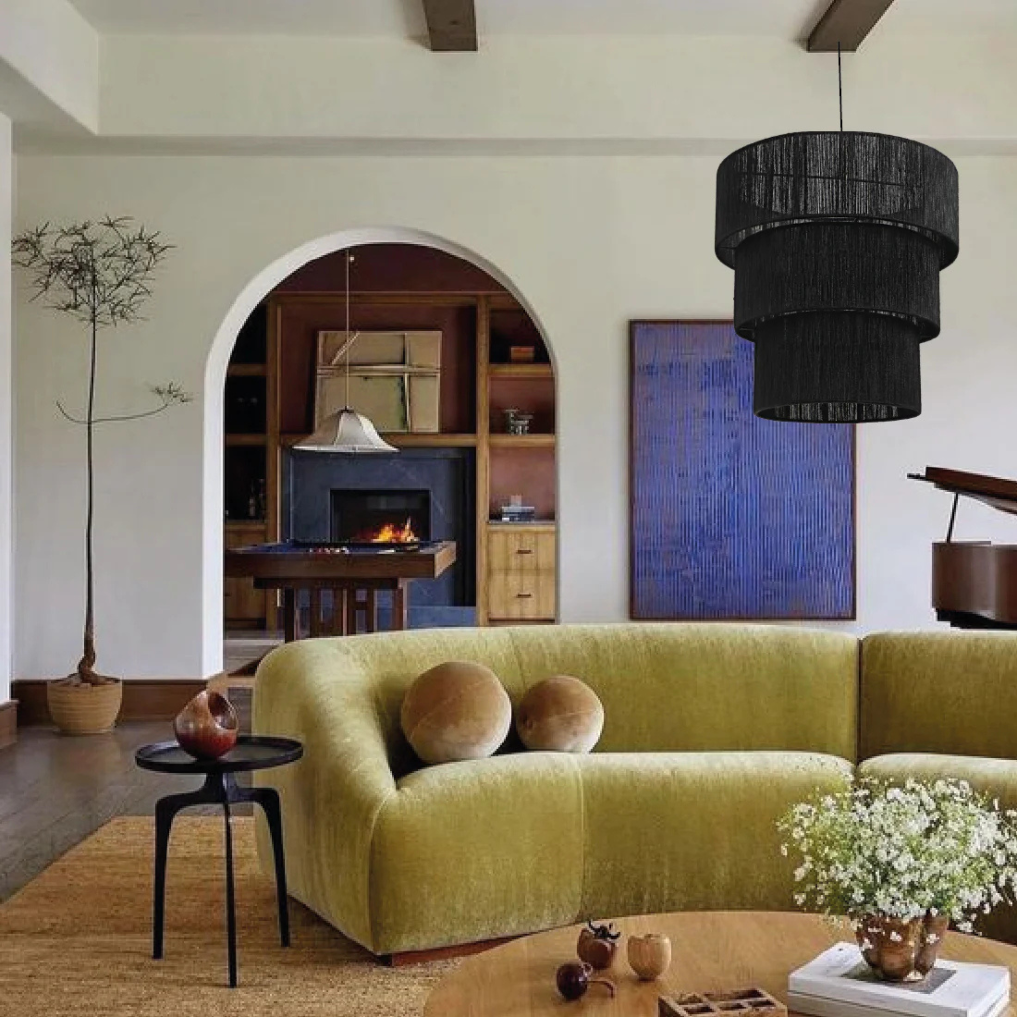 Suspension Jute Elena | Luminaire Naturel | Fiolla Home