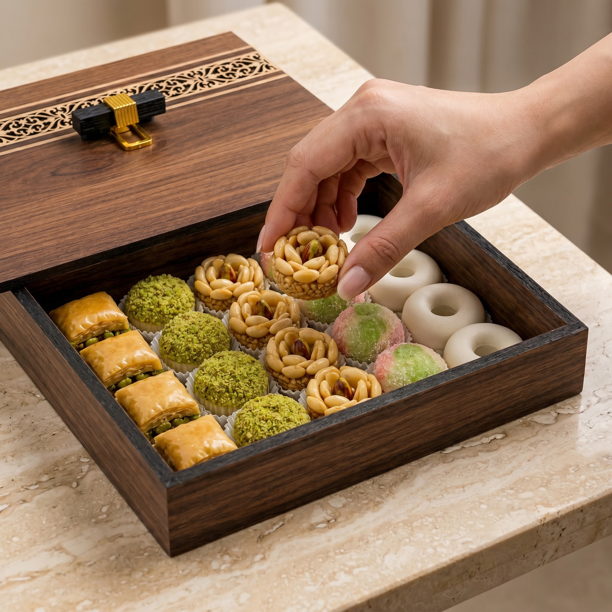 Coffret Présentation Bois PM | Boîte Cadeau Chic | Fiolla Home