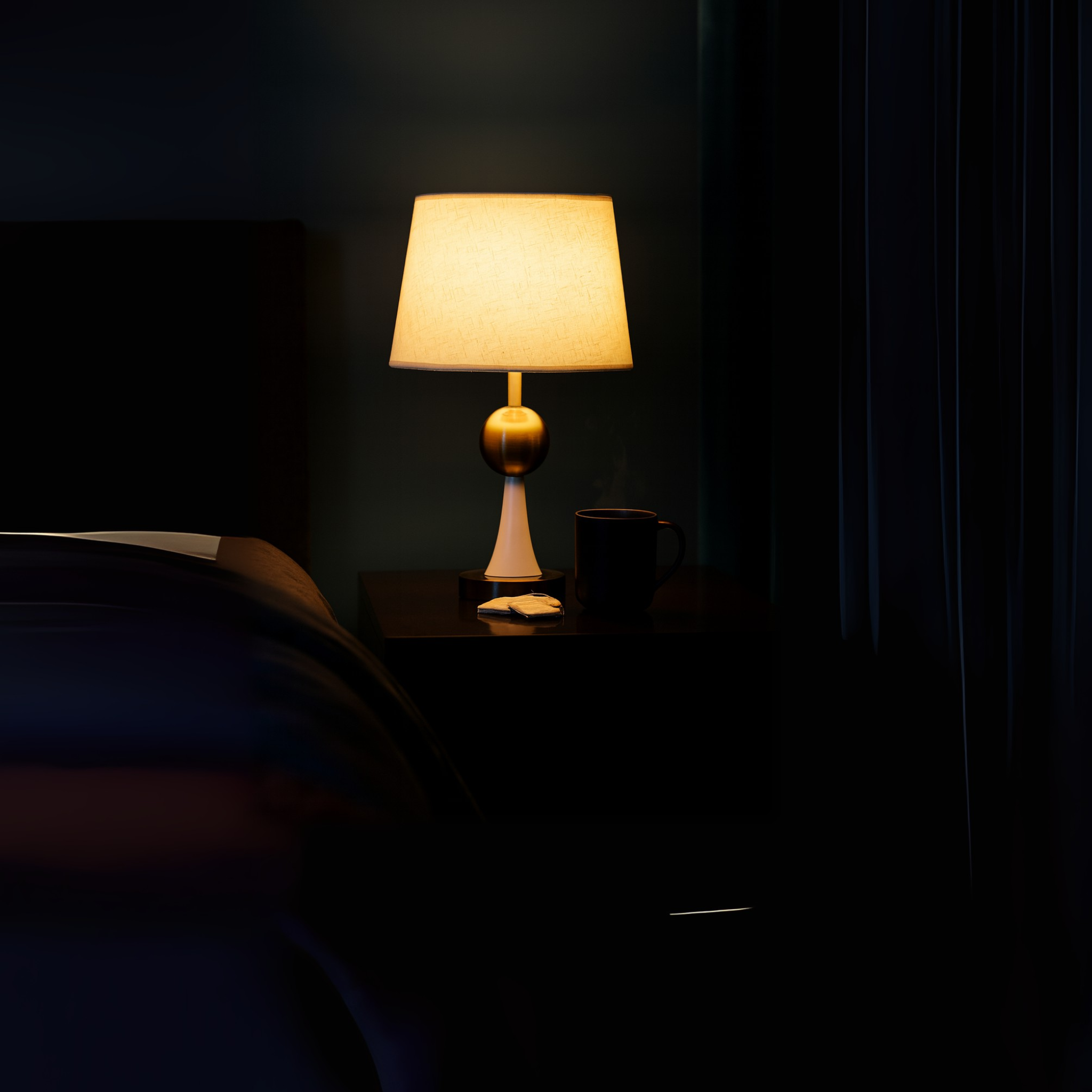Veilleuse chambre à Coucher | Abat-jour Élégant | Fiolla Home