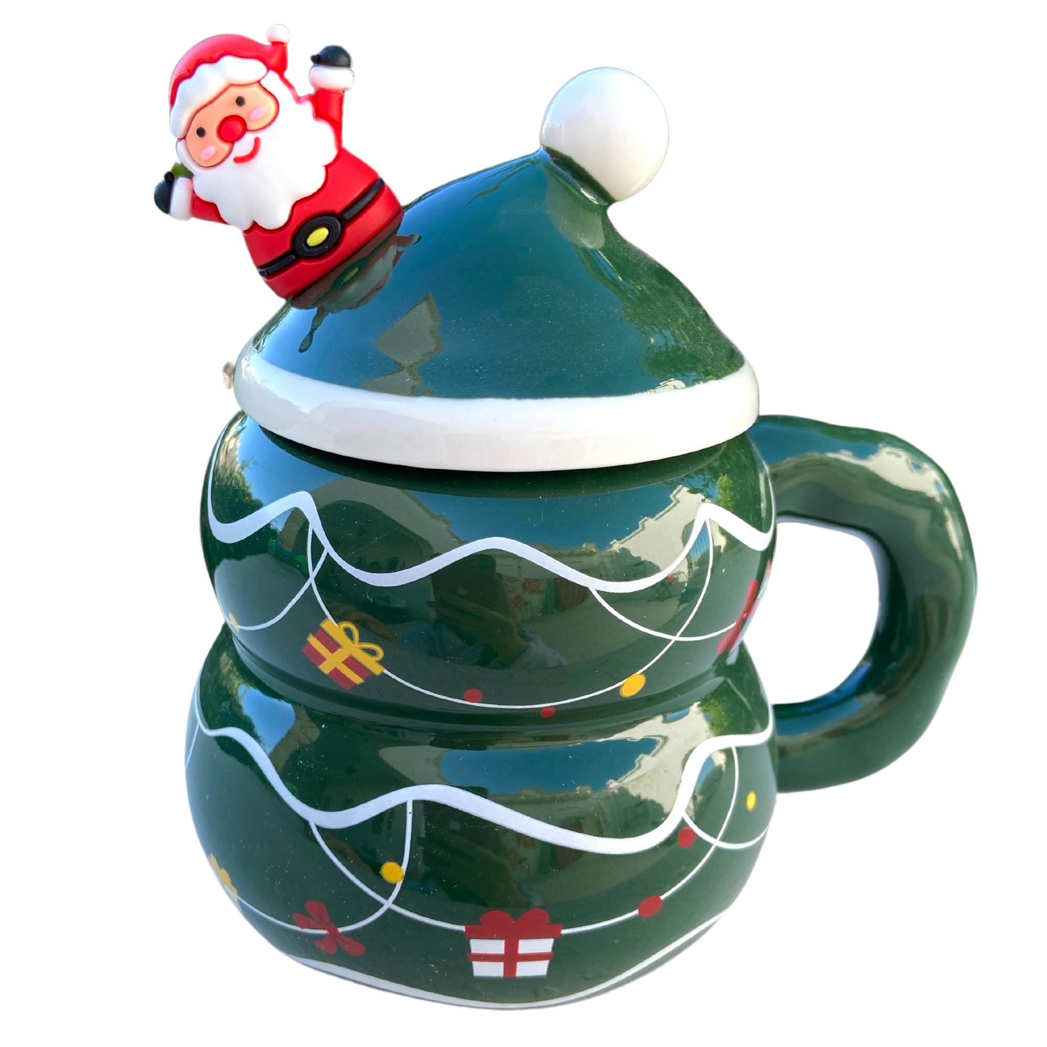 Mug Père Noël Céramique | Cadeau Noël Festif | Fiolla Home