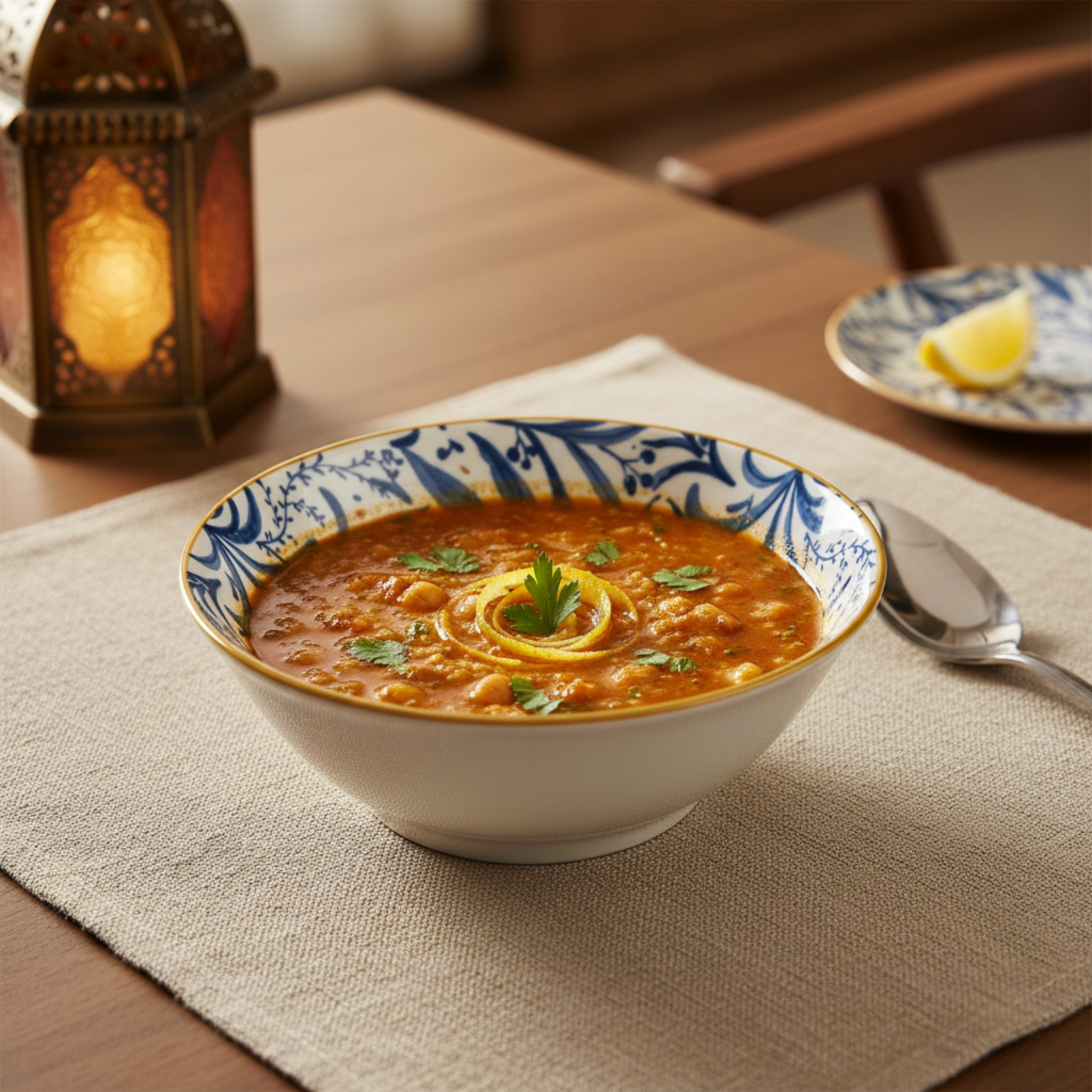 Bol à Soupe Céramique Motif Bleu – Idéal Soupe & Art de la Table