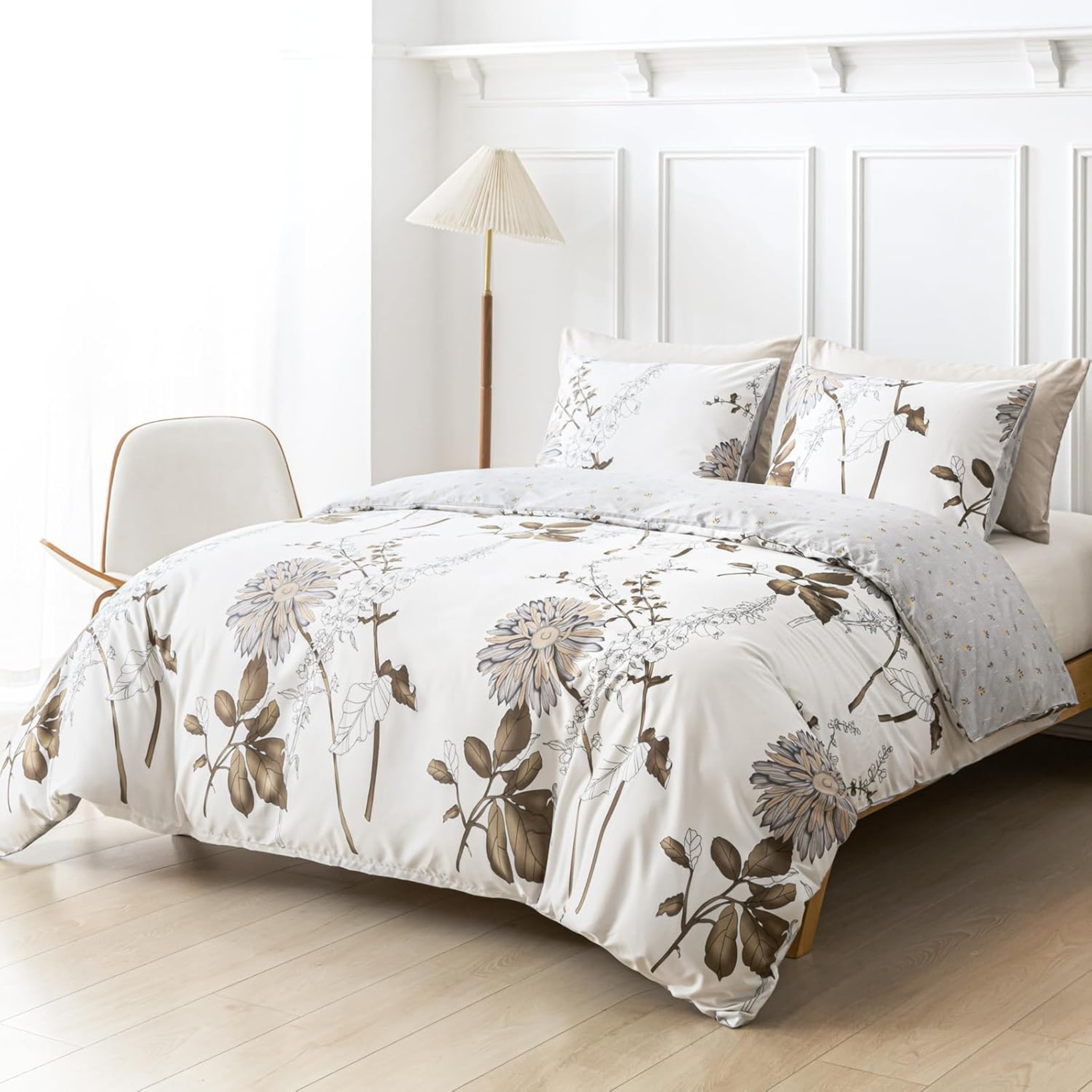 Parure de Lit Motifs Botaniques | Sérénité et Luxe | Fiolla Home