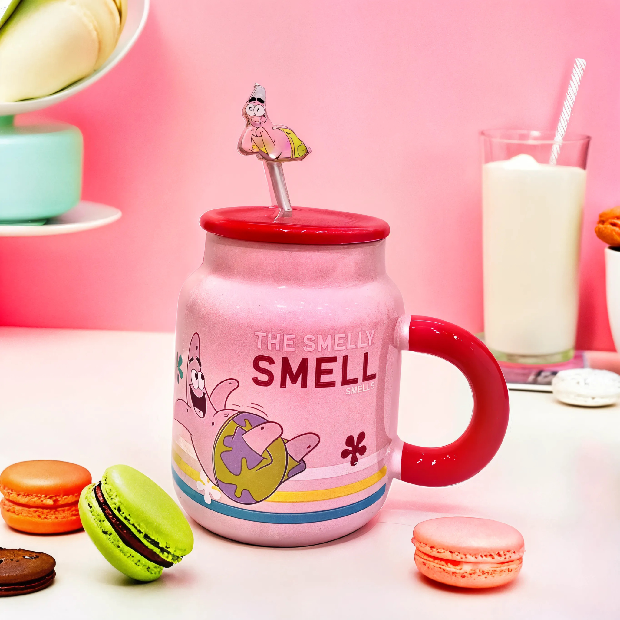 Mugs Bob l'Éponge & Patrick | Amusants avec Couvercles | Fiolla Home