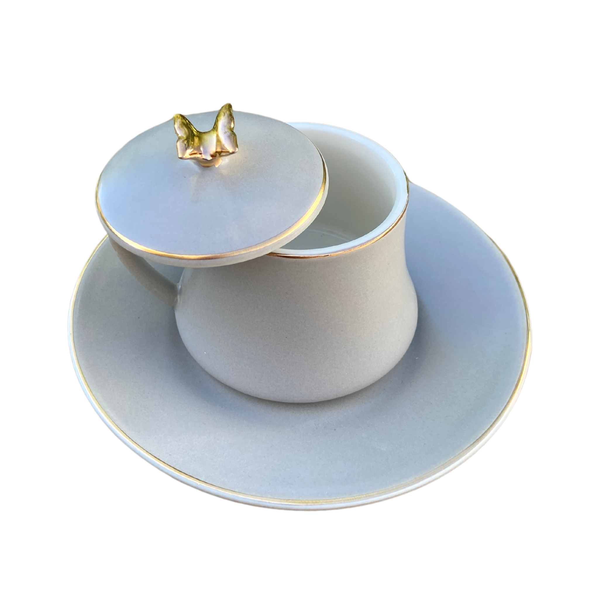 Service à Café Noir Élégant | Design Moderne et Raffiné | Fiolla Home