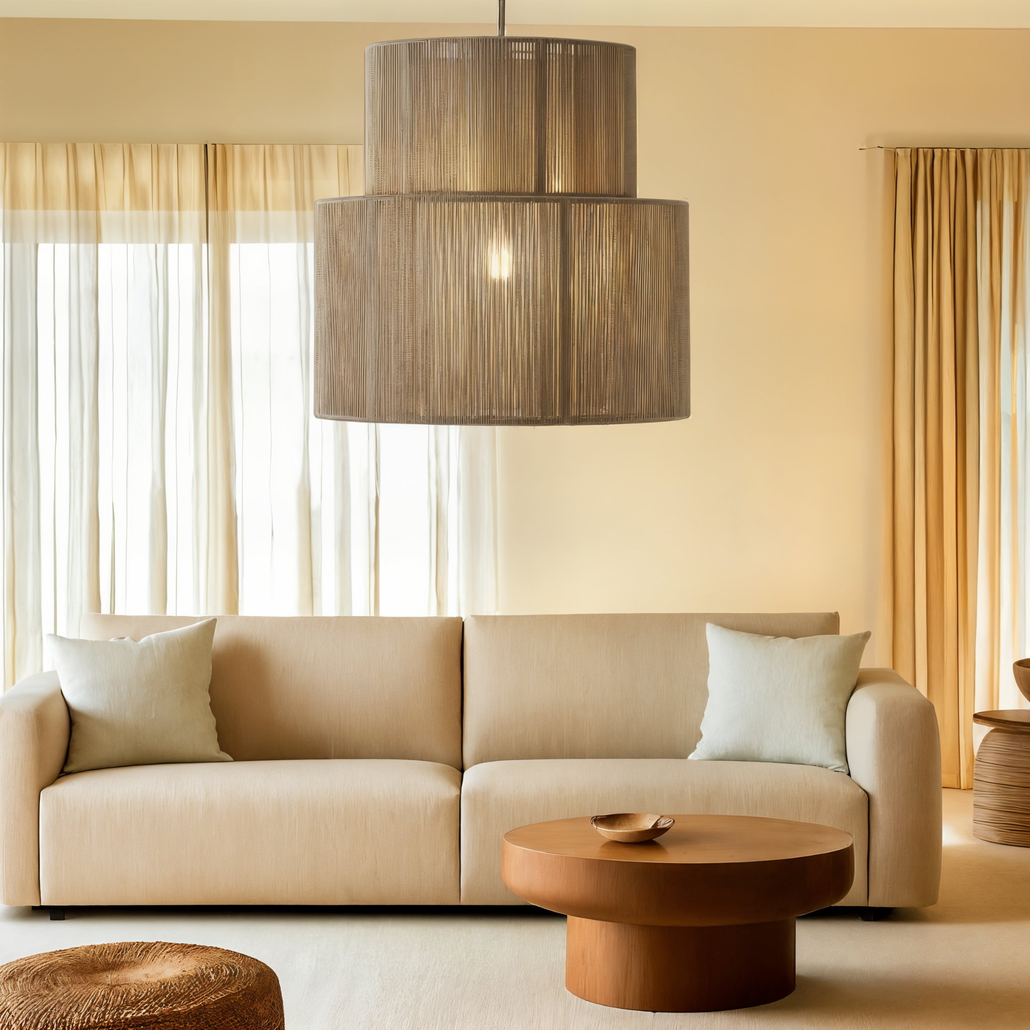 Suspension en Fil de Coton Solaris | Élégance Naturelle | Fiolla Home