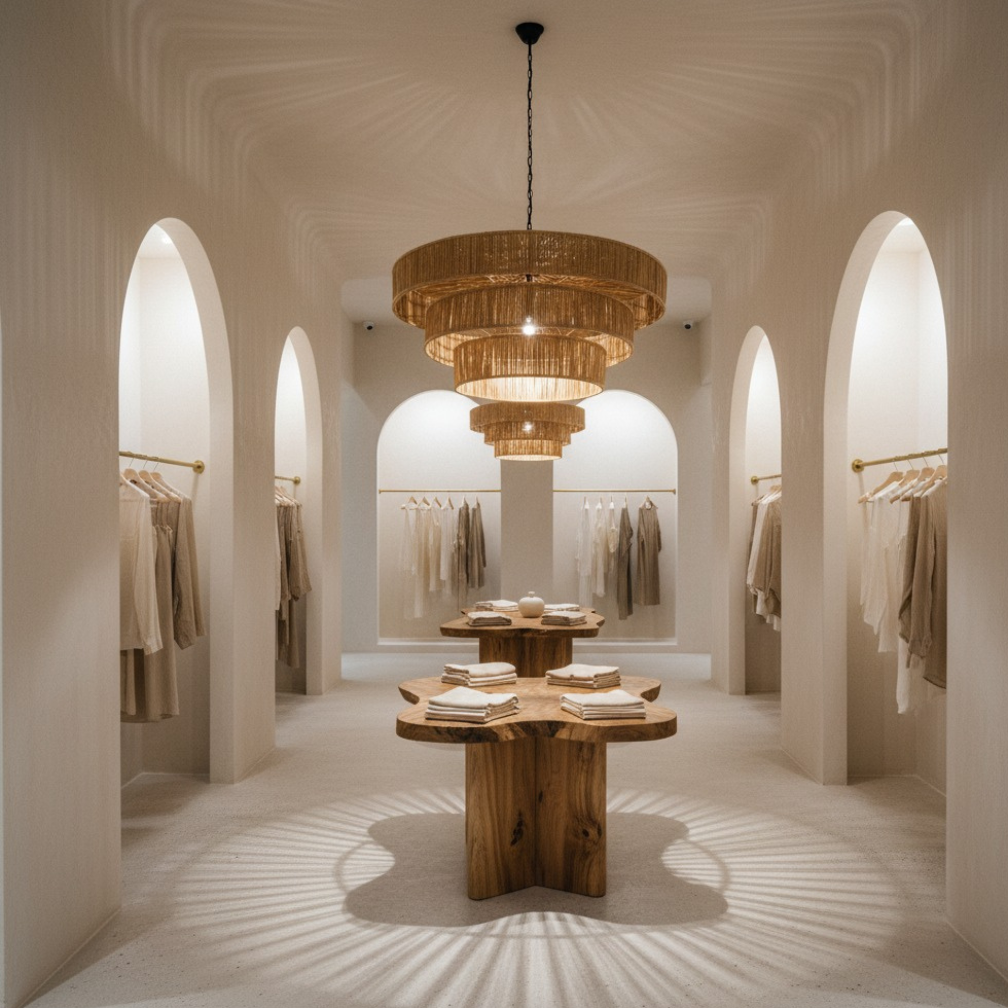 Suspension palmier à étages | Ombres graphiques | Fiolla Home