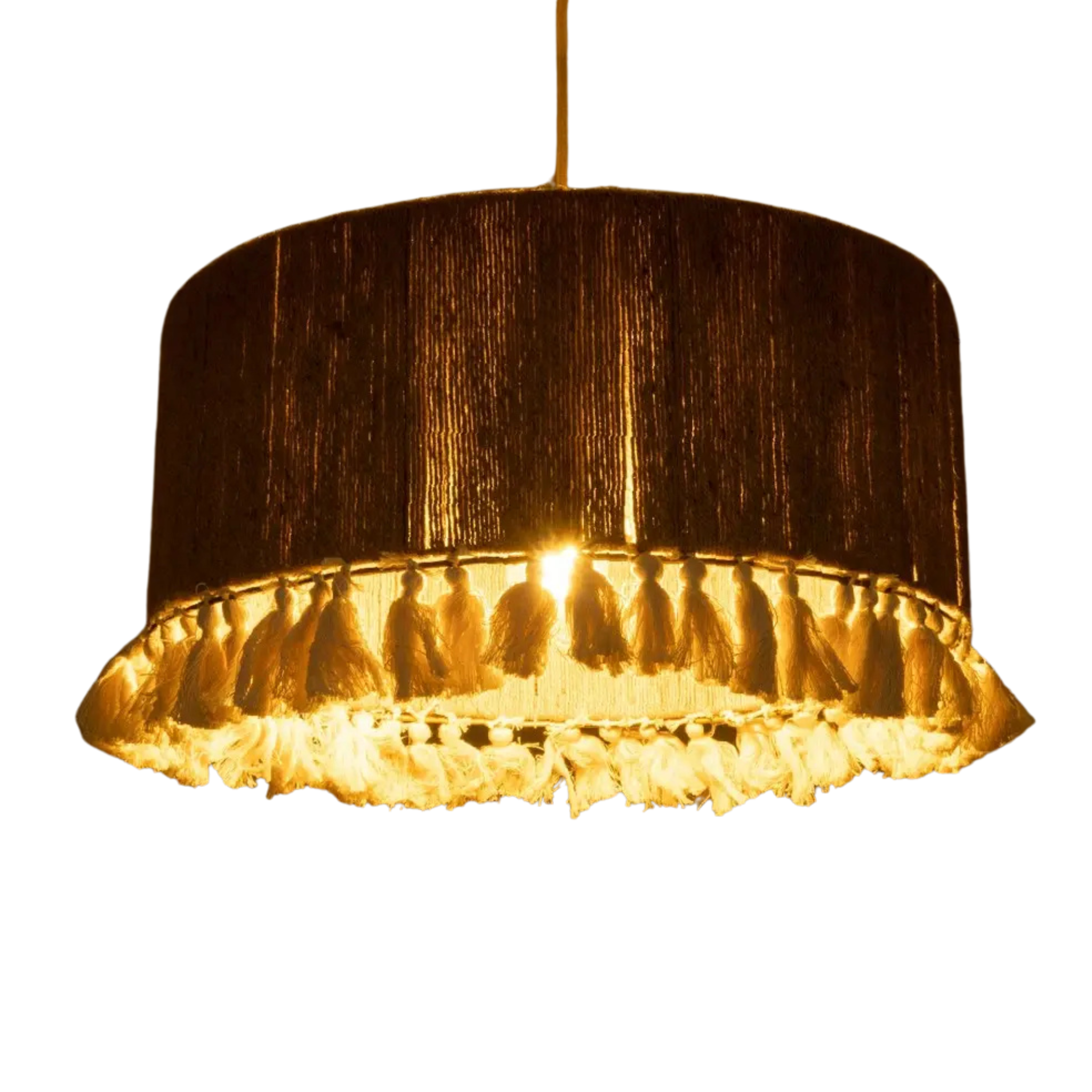 Suspension Jute Lucia | Éclairage Bohème | Fiolla Home