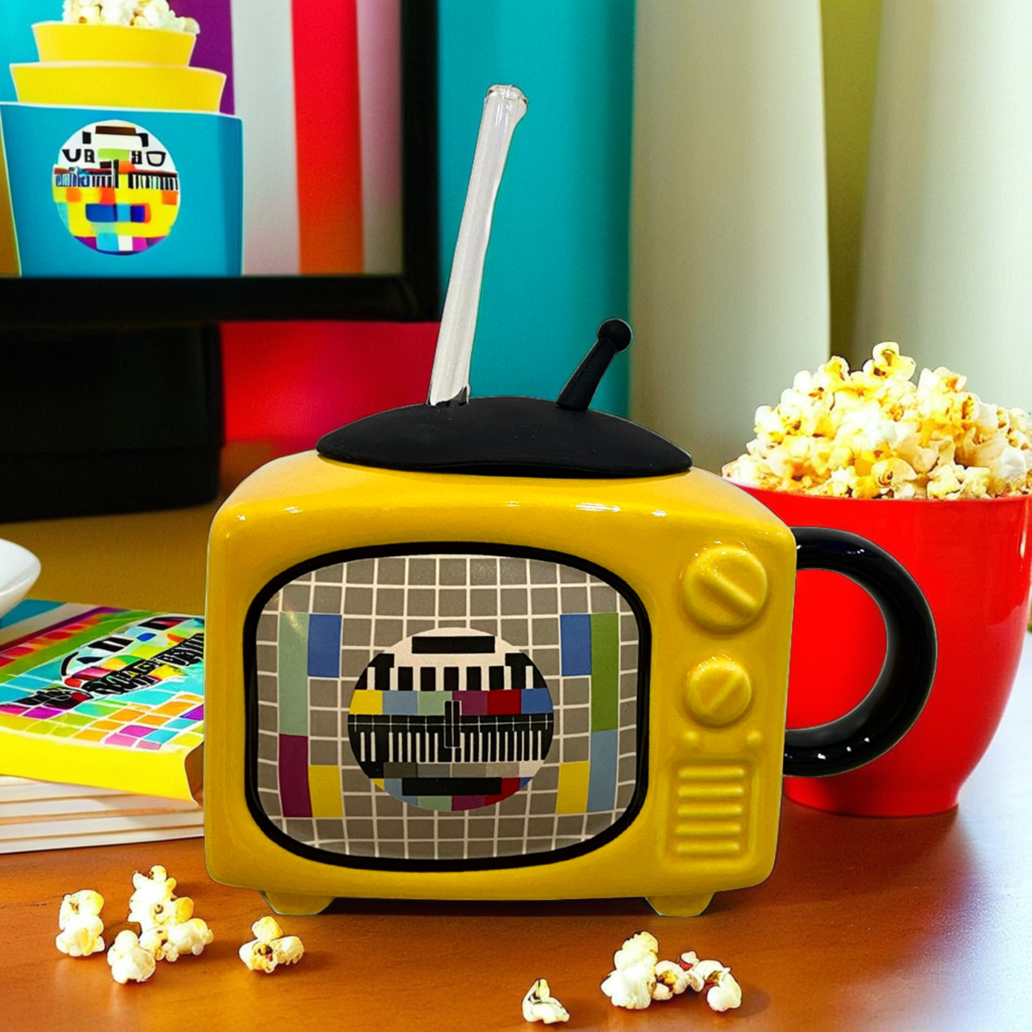 Mug Télé Vintage | Design Rétro et Original | Fiolla Home
