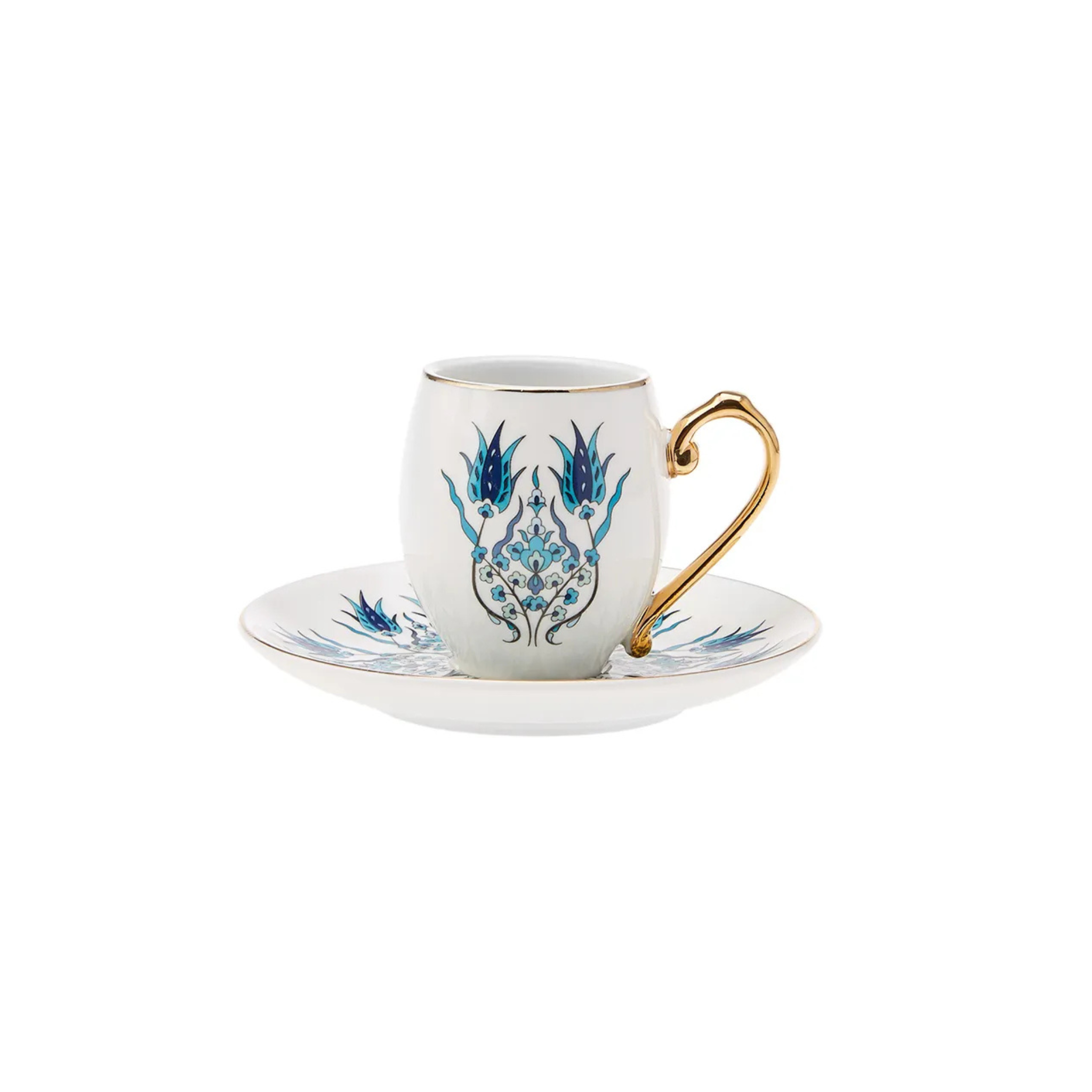 Service à Café Noir Ottoman | Élégance et Tradition | Fiolla Home