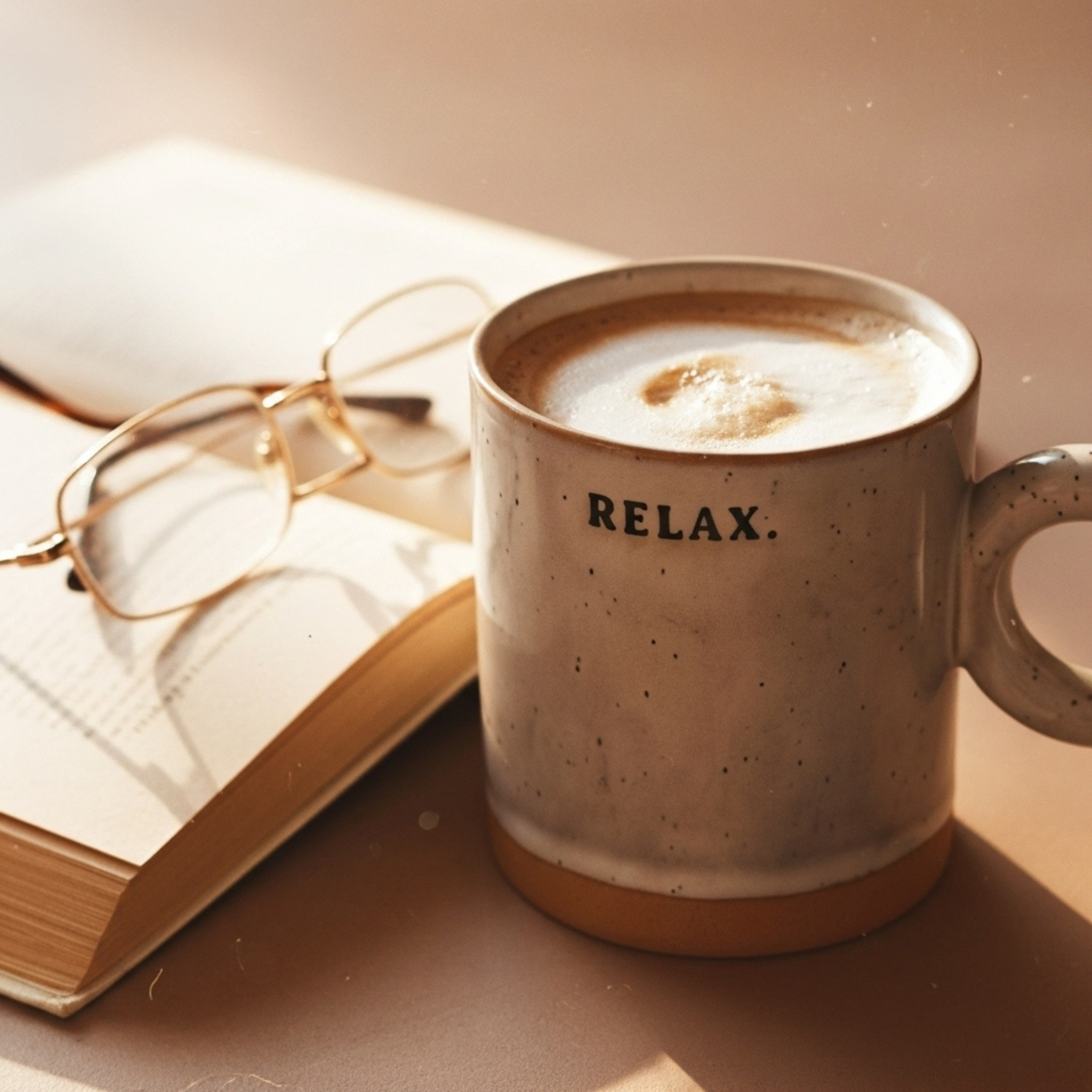 Mug Céramique RELAX – Anse Anneau, Style Minimal | Fiolla Home