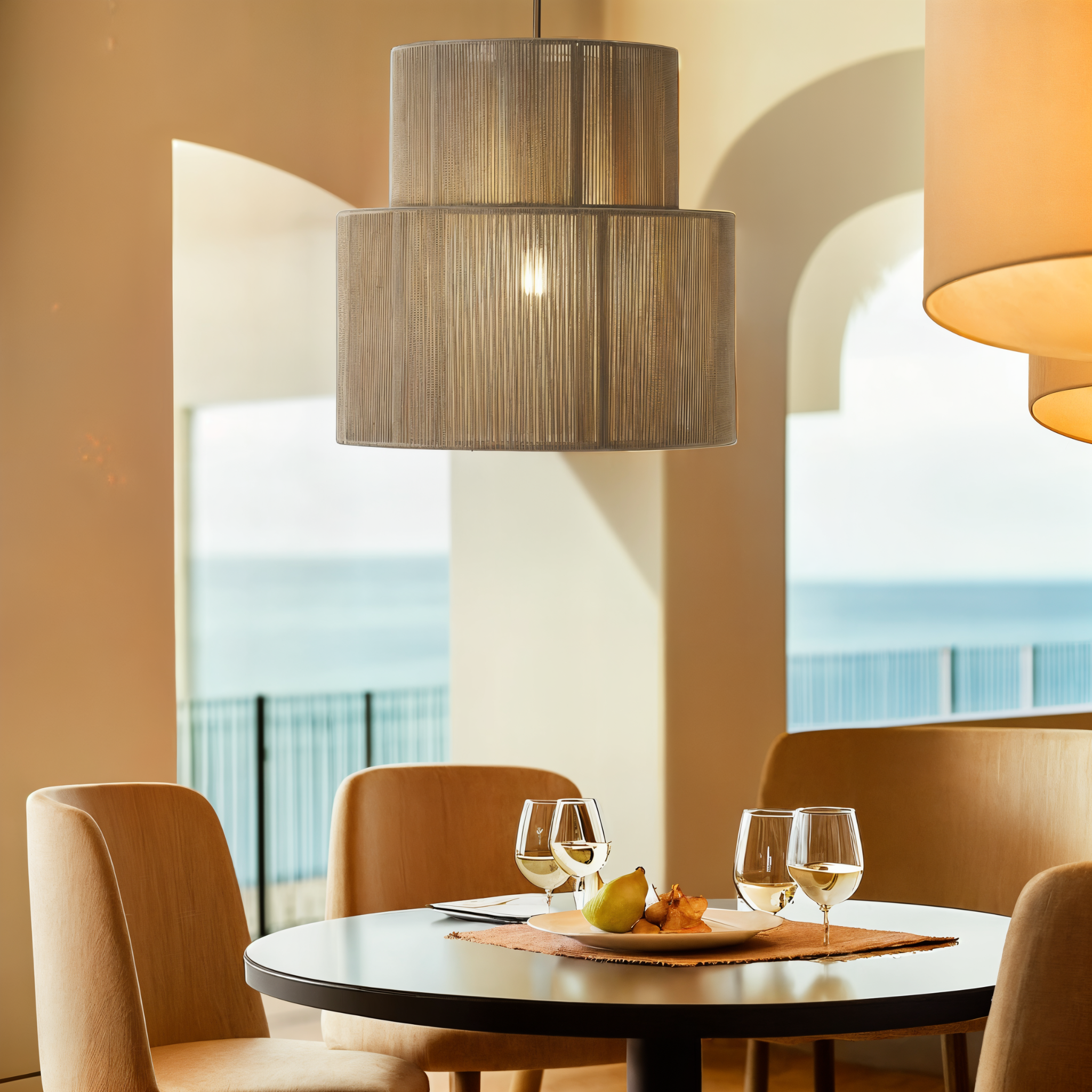 Suspension en Fil de Coton Solaris | Élégance Naturelle | Fiolla Home