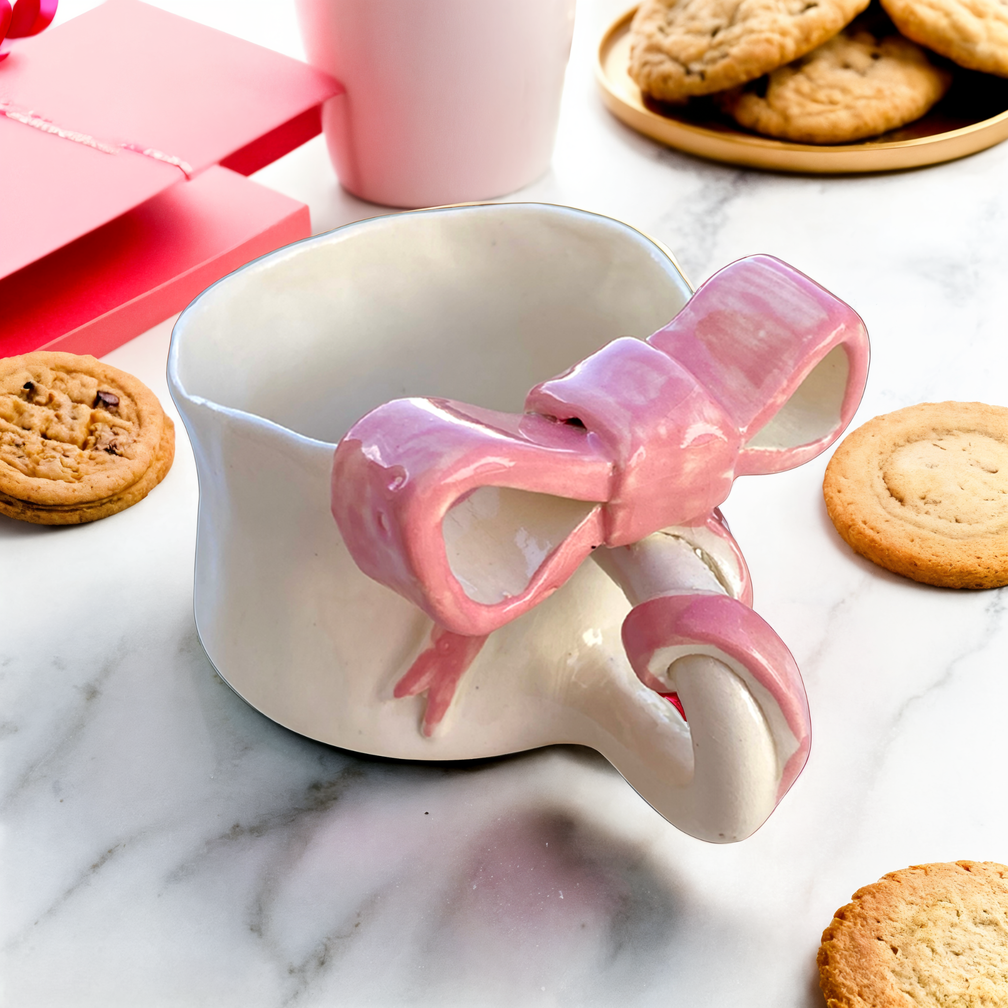 Mug Papillon Céramique | Design Fait Main Élégant | Fiolla Home