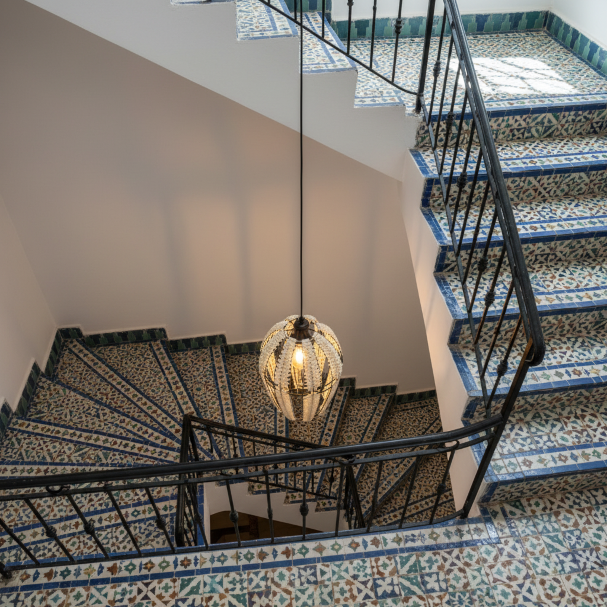 Suspension Corbeille "Vent du Sud" | Fibres Végétales & Métal | Tunisie