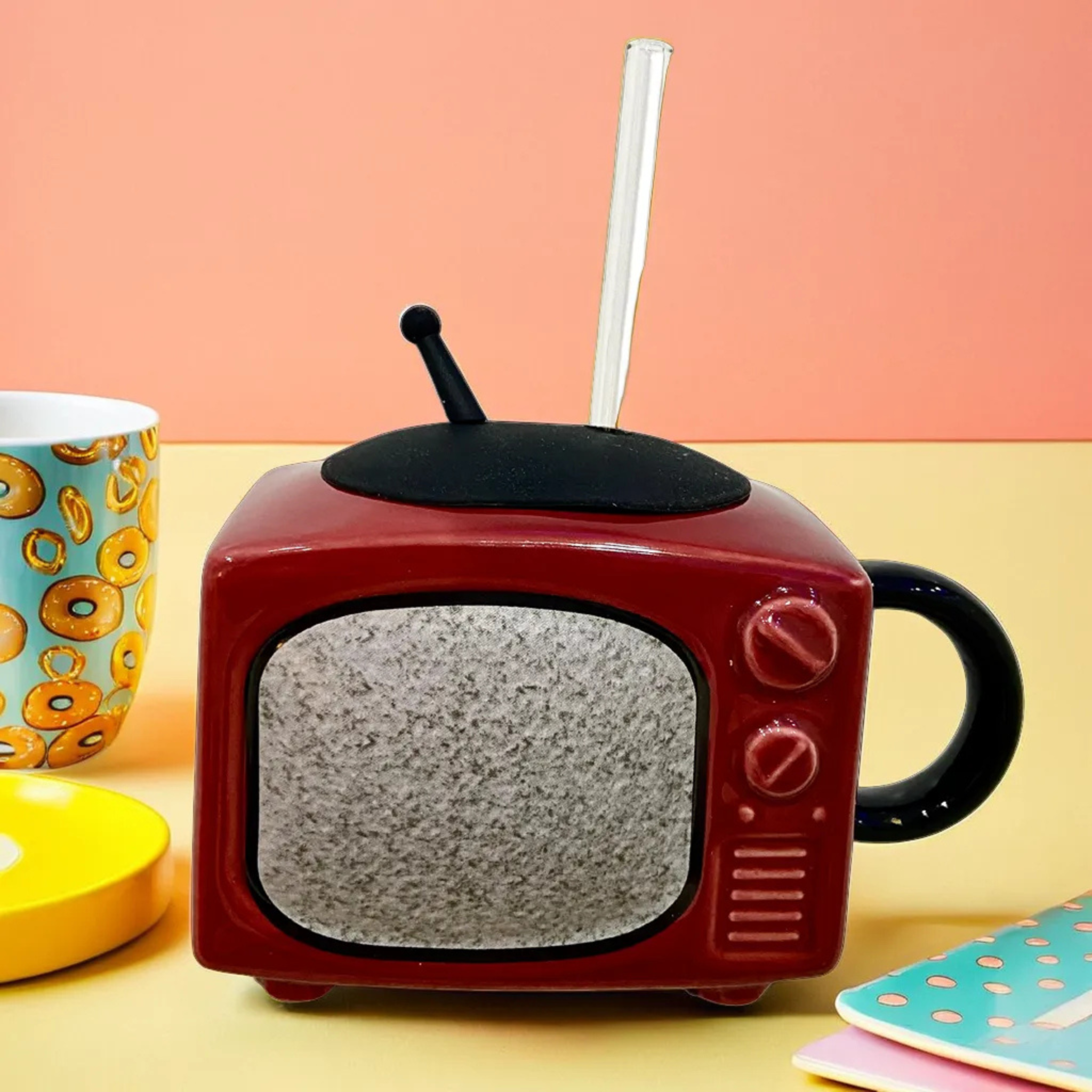 Mug Télé Vintage | Design Rétro et Original | Fiolla Home