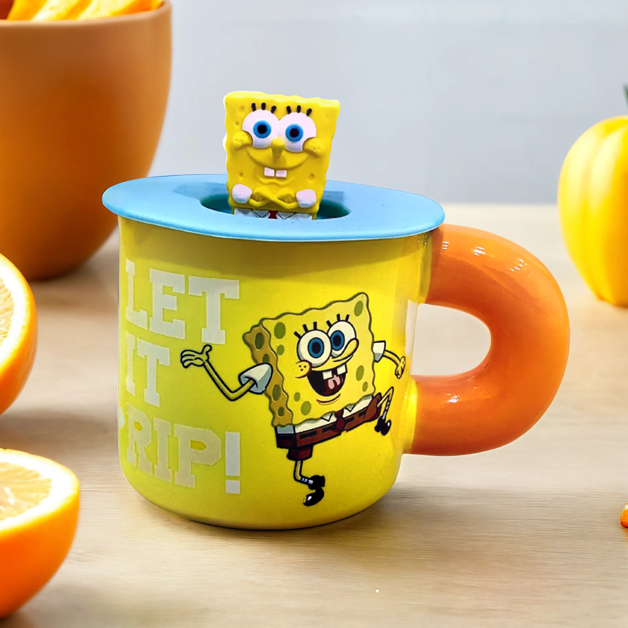 Mug "Let It Rip" Jaune | Design Original et Amusant | Fiolla Home