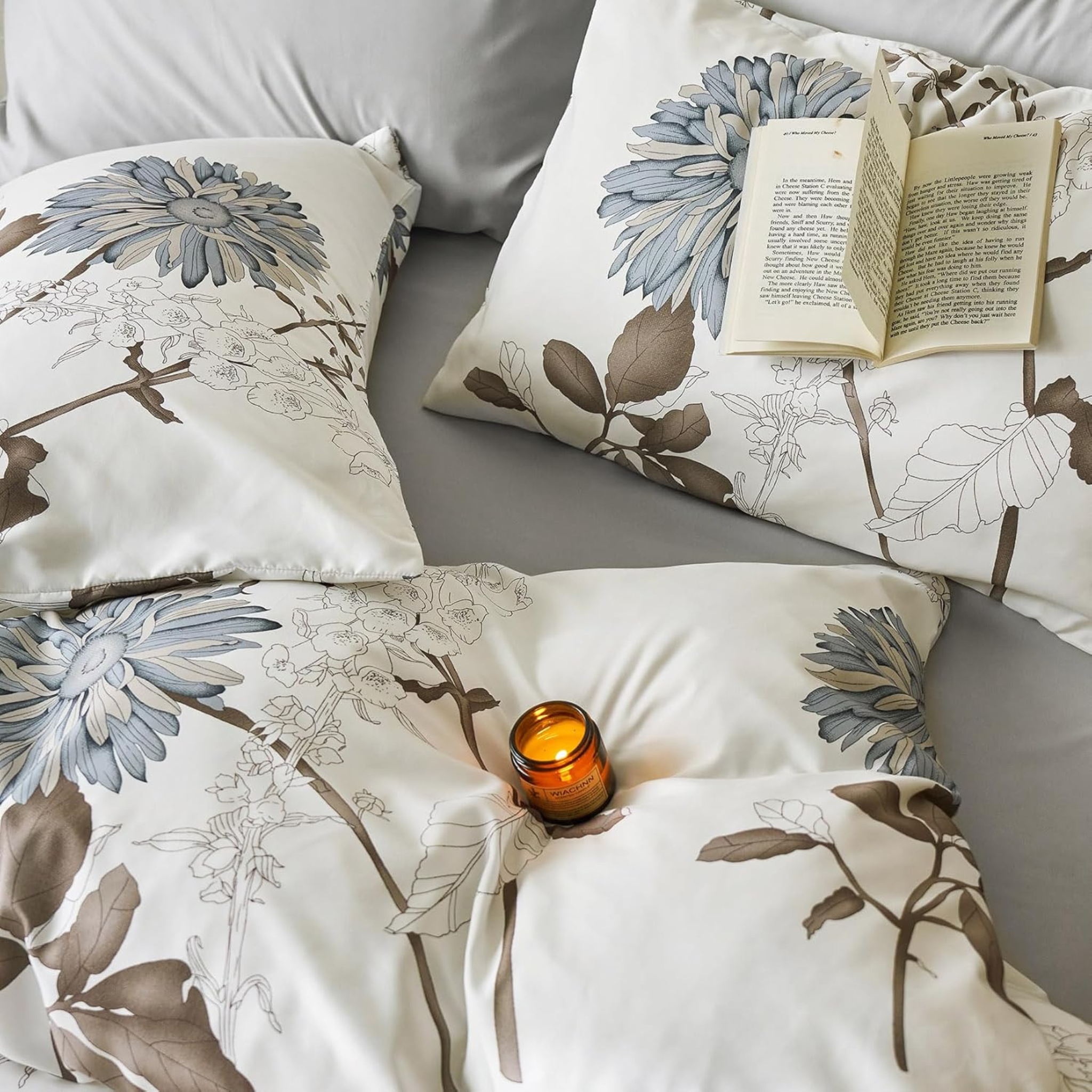Parure de Lit Motifs Botaniques | Sérénité et Luxe | Fiolla Home